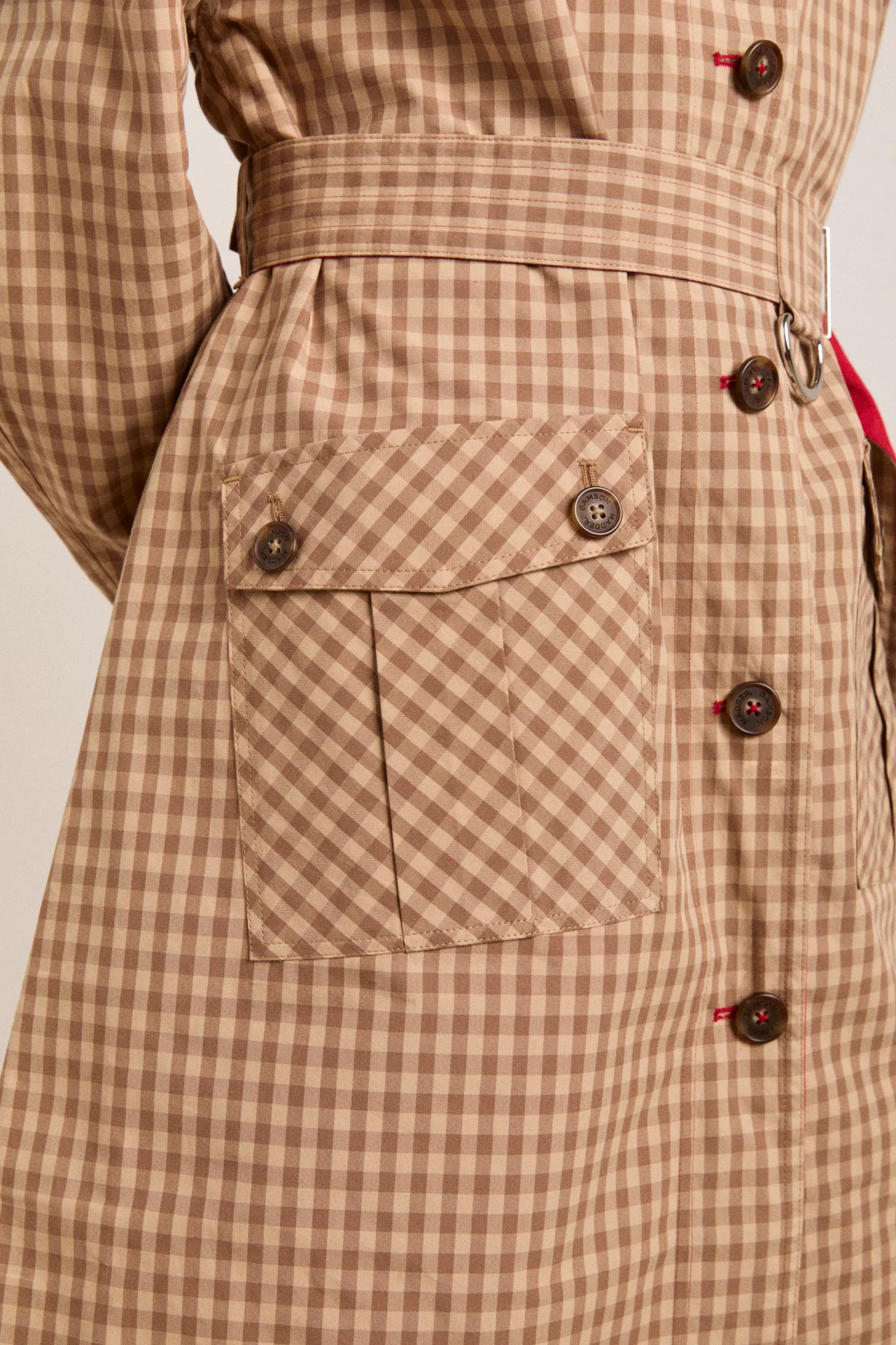 Anja Reversible Shower-Proof Trench - Image 17