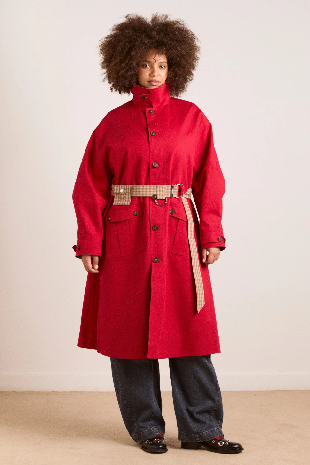 Anja Reversible Shower-Proof Trench - Image 4