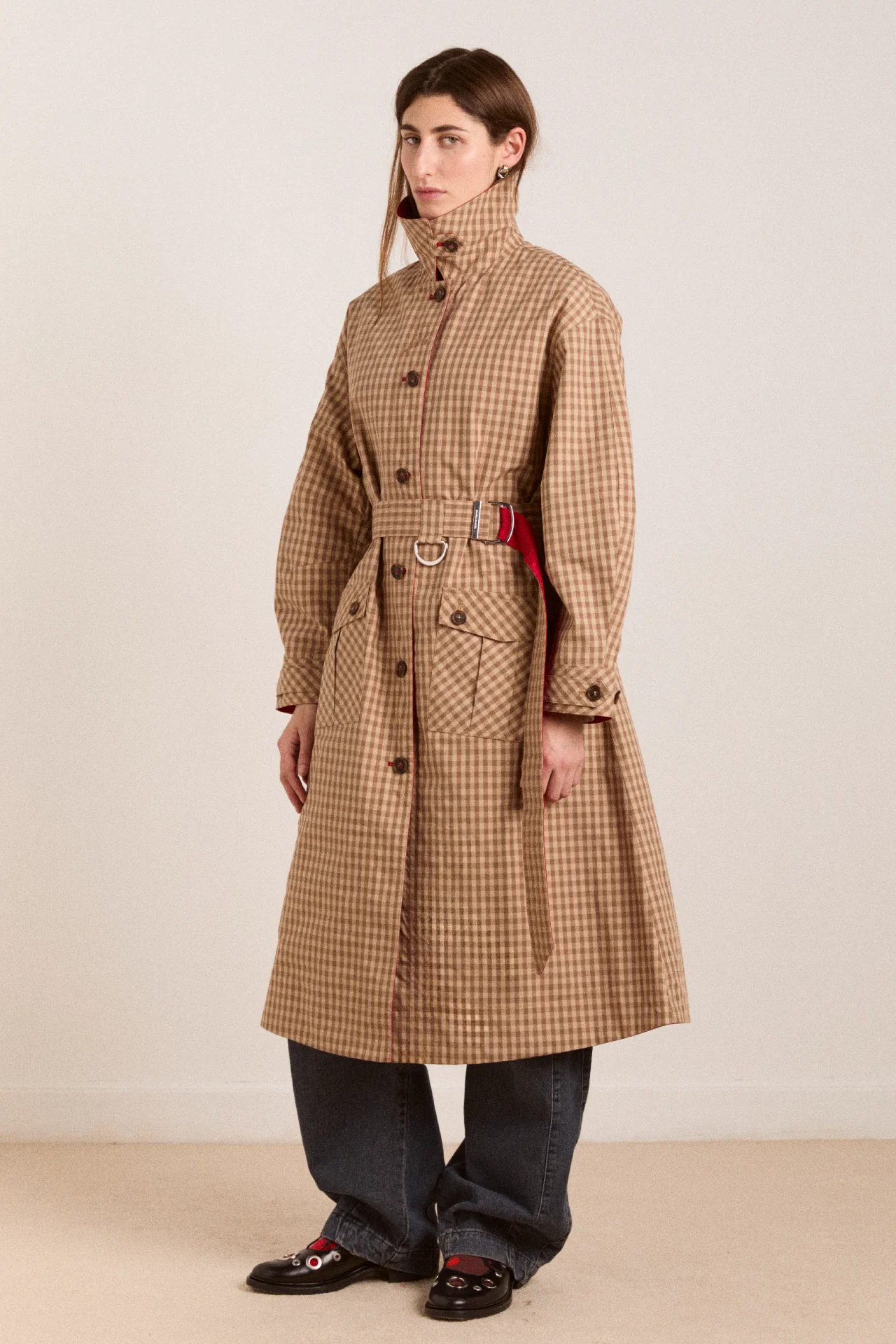 Anja Reversible Shower-Proof Trench - Image 8