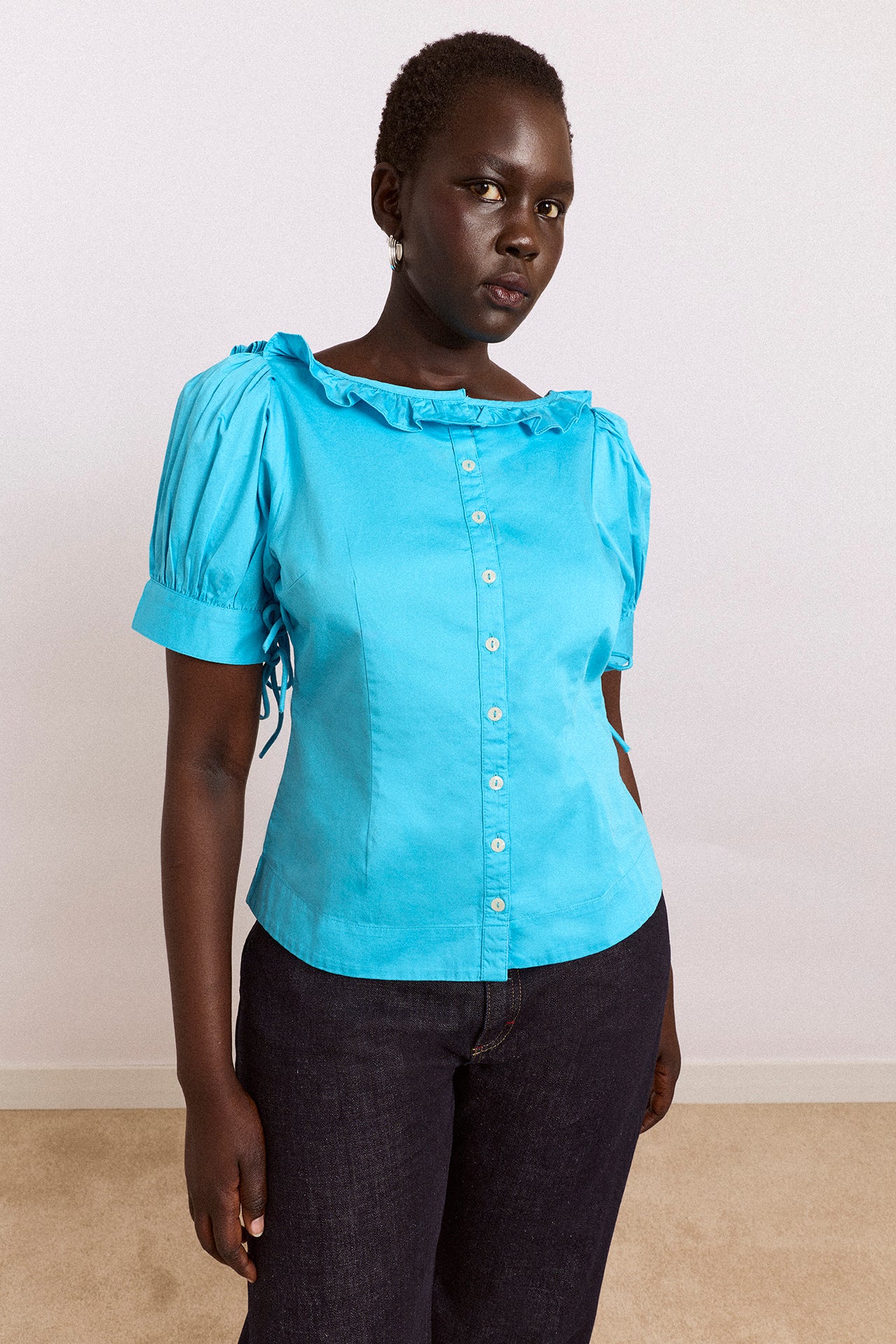 Anke Blouse - River Blue - Image 2