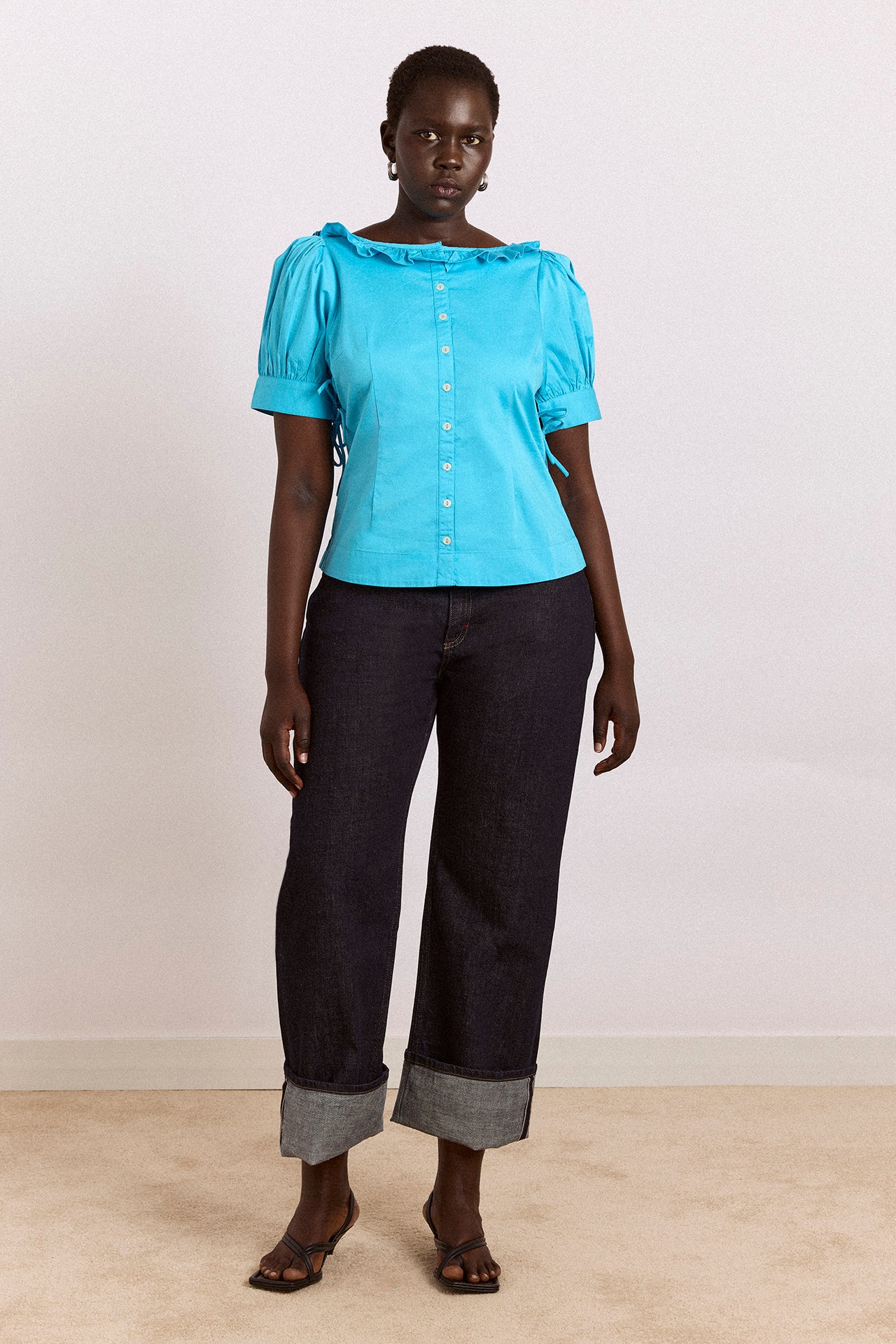 Anke Blouse - River Blue - Image 4