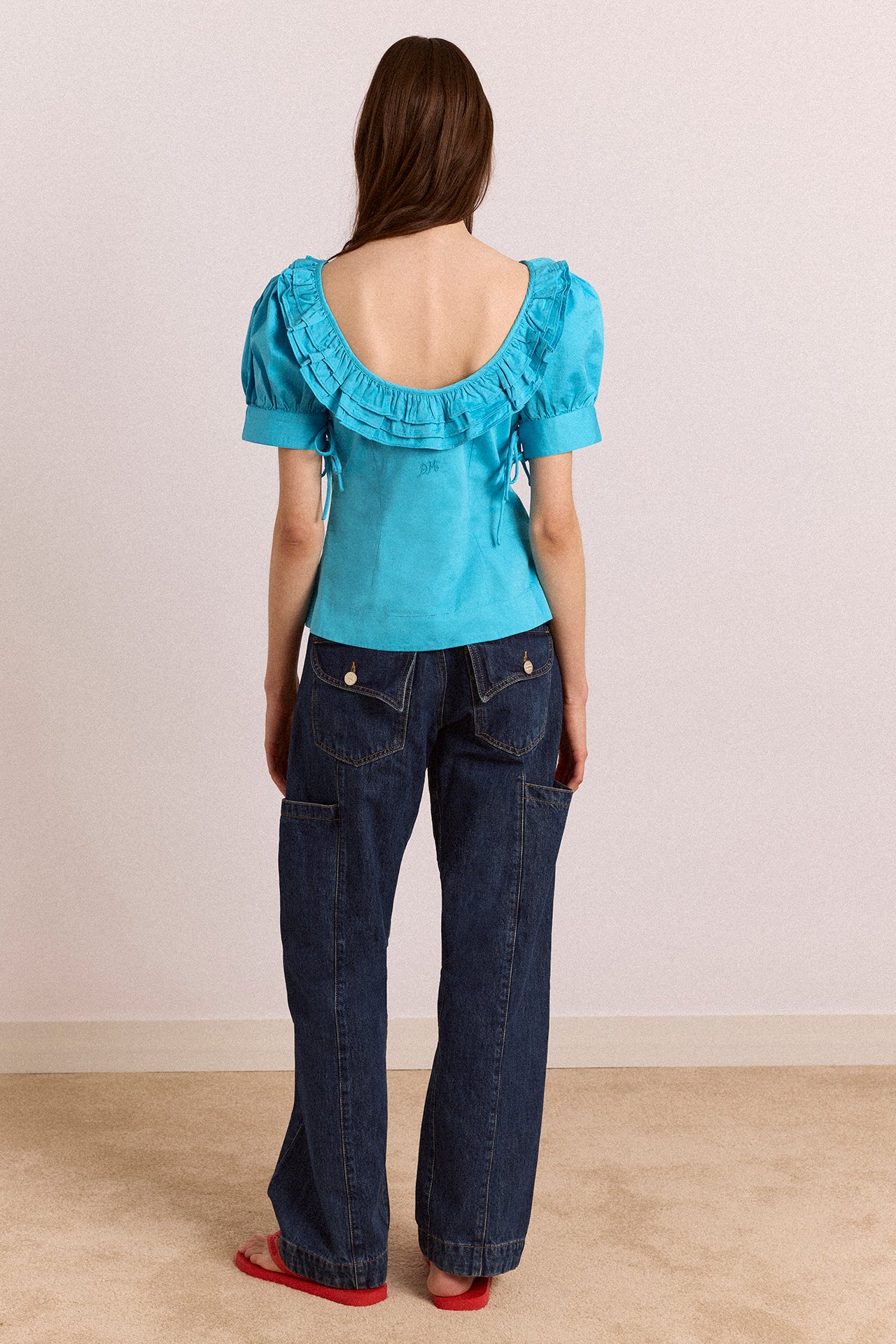 Anke Blouse - River Blue - Image 6