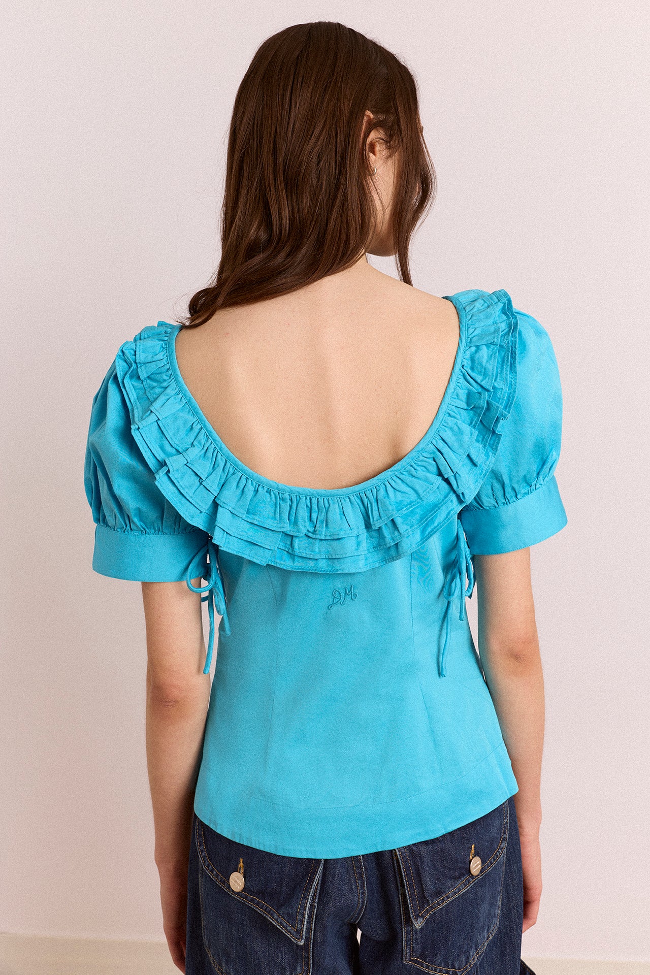 Anke Blouse - River Blue - Image 8