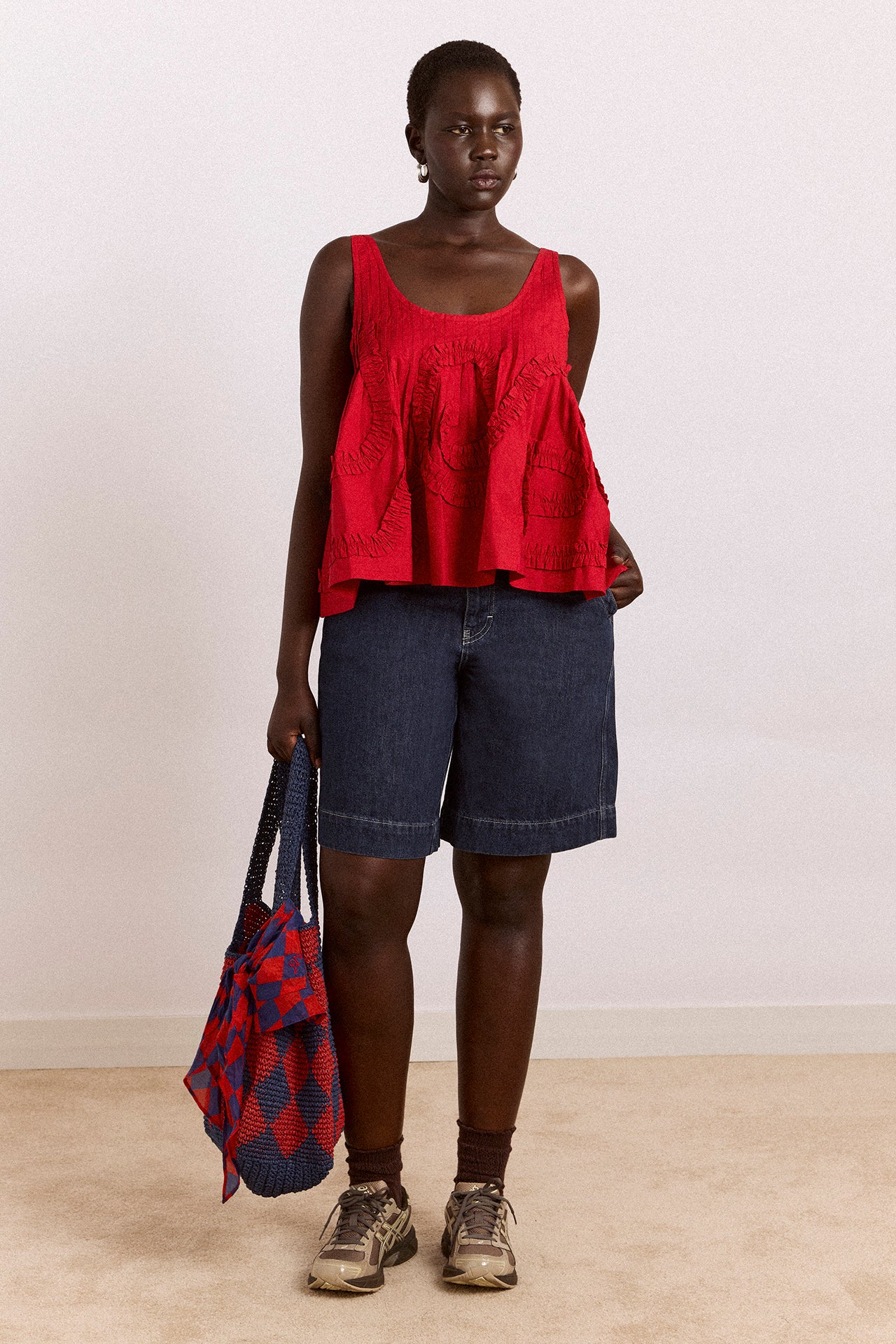 Annie Denim Shorts - Indigo - Image 3