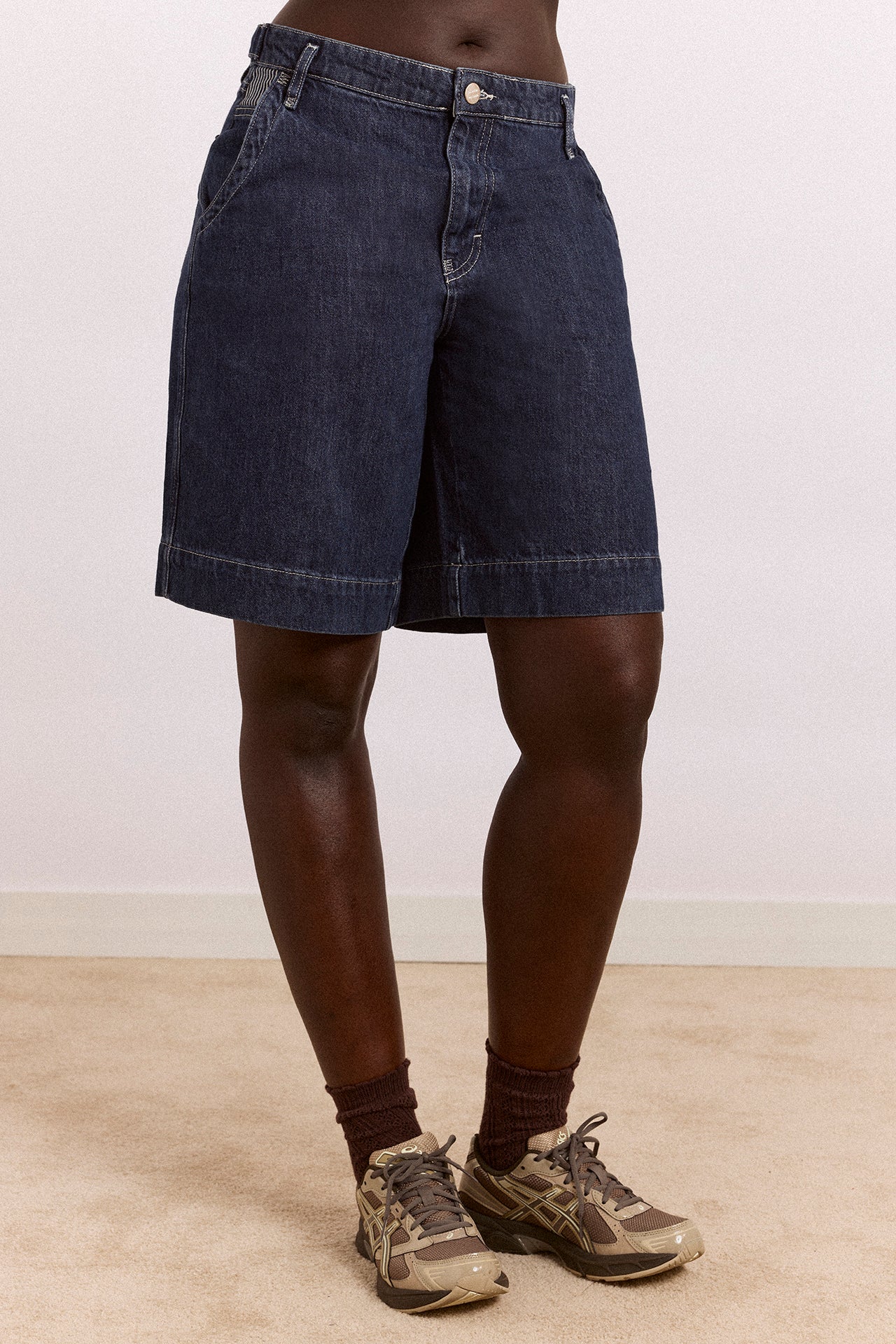 Annie Denim Shorts - Indigo - Image 4