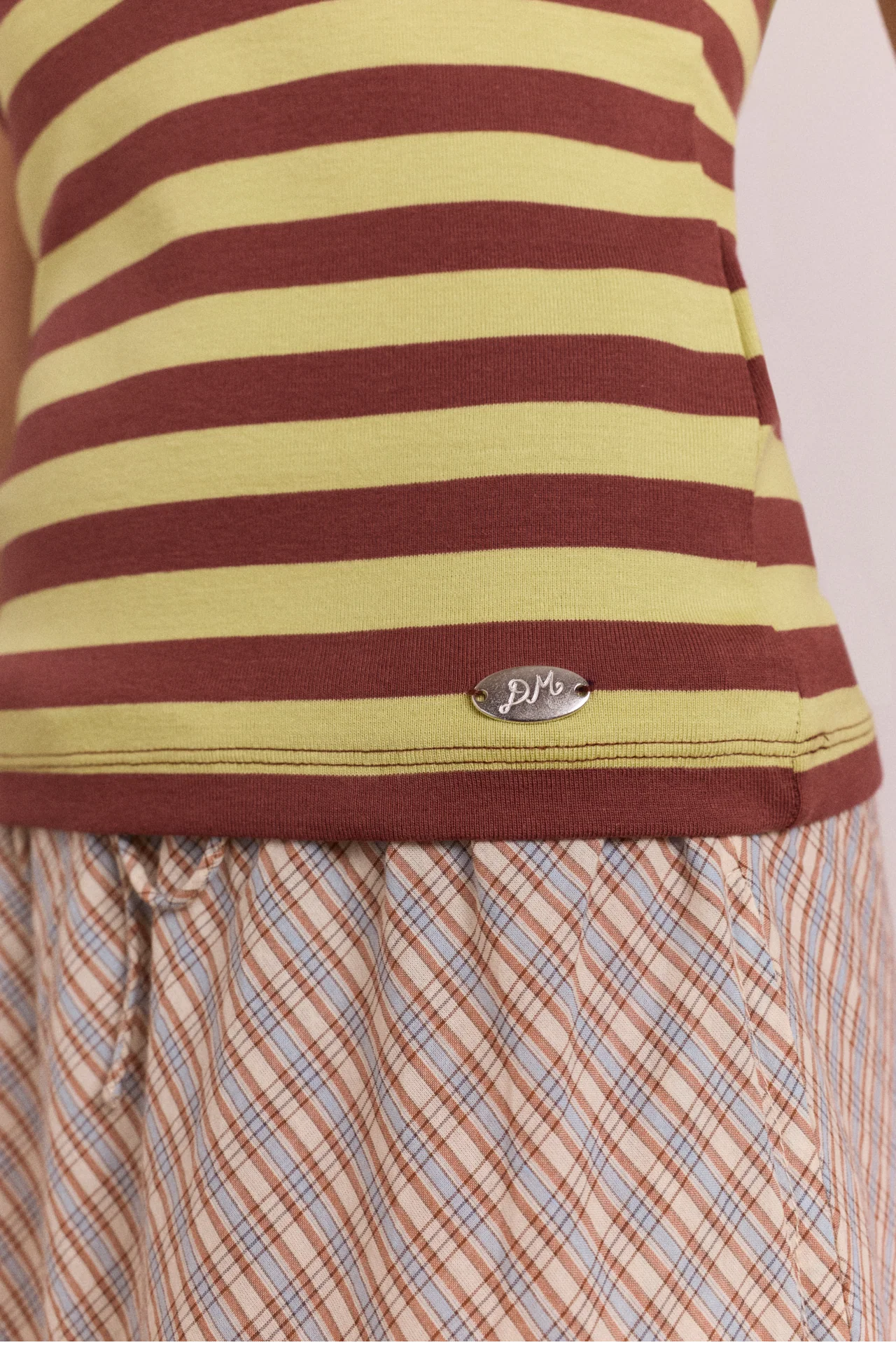 Avielle Tank - Green Stripe - Image 8