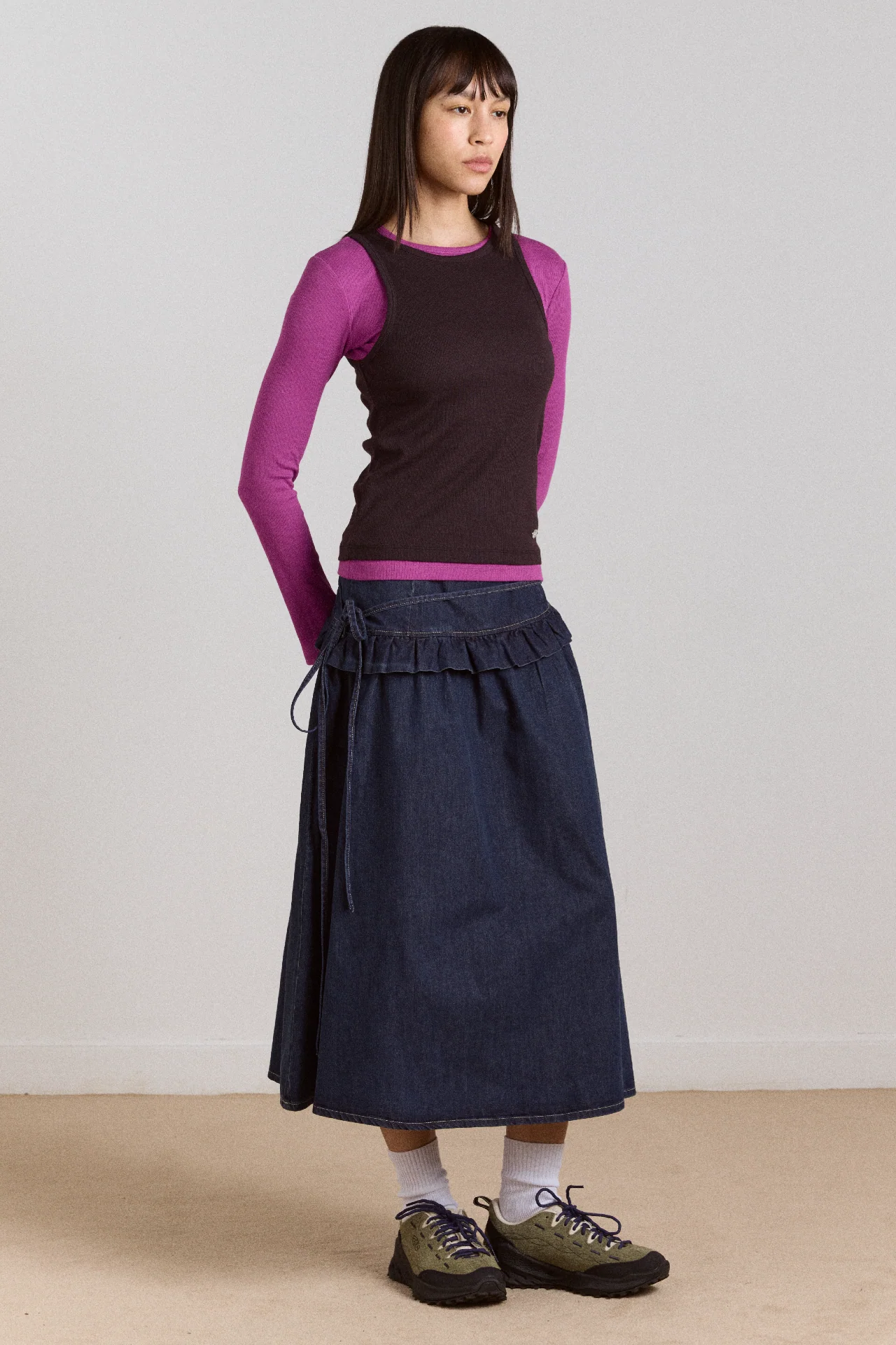 Bellamie Skirt - Dark Indigo - Image 5