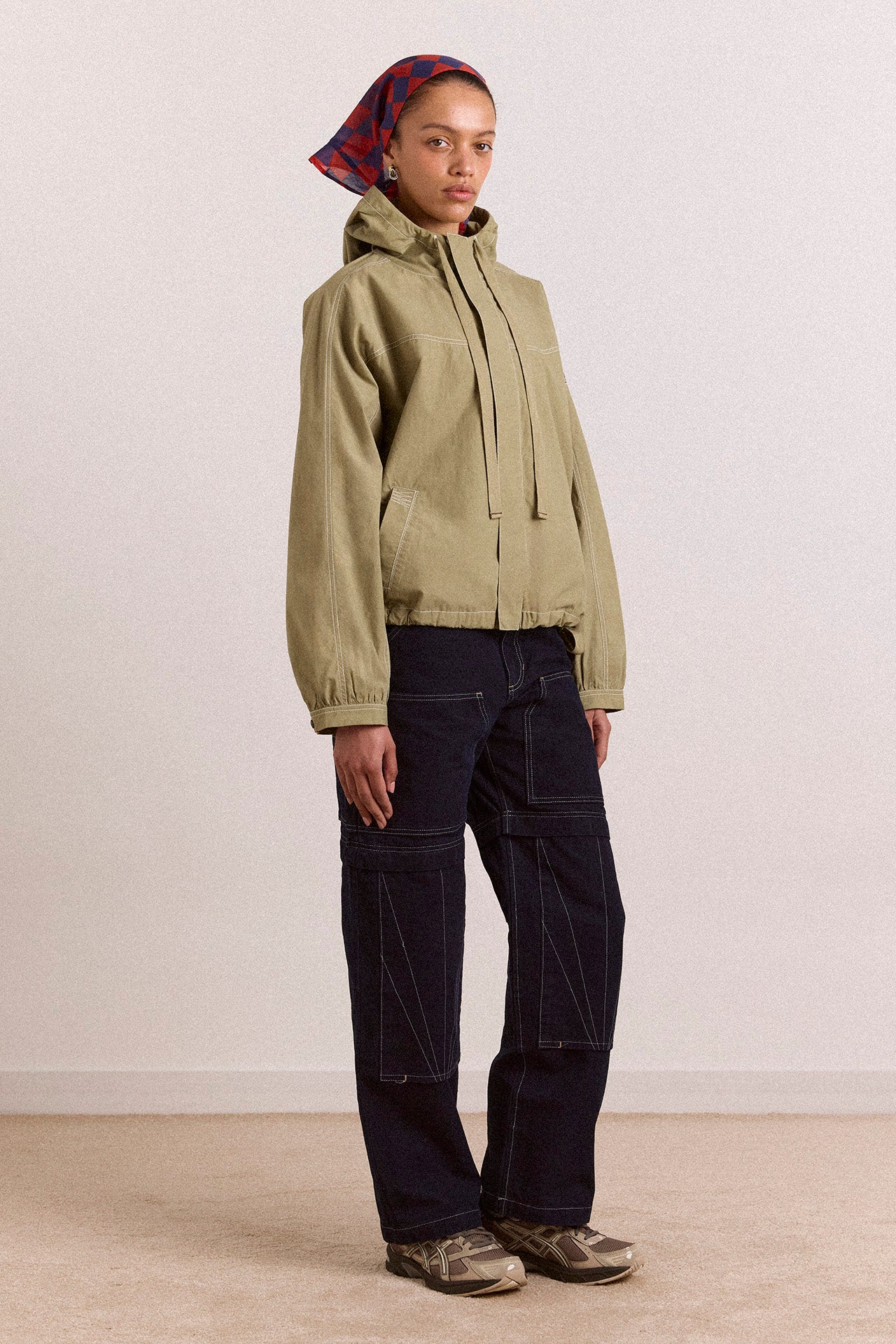 blake hooded jacket - sage - Image 3