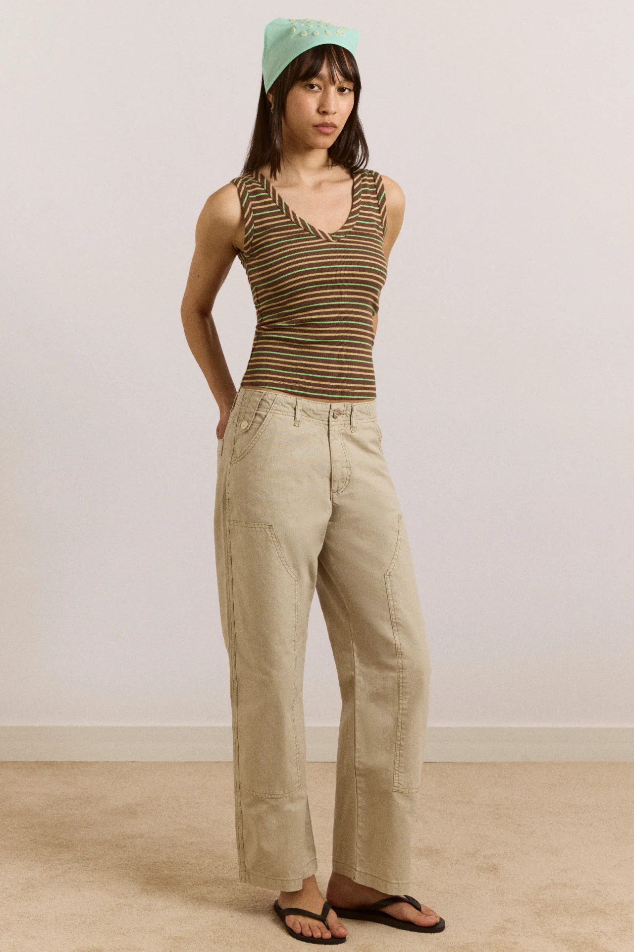 Cameron Trousers - Oyster - Image 3