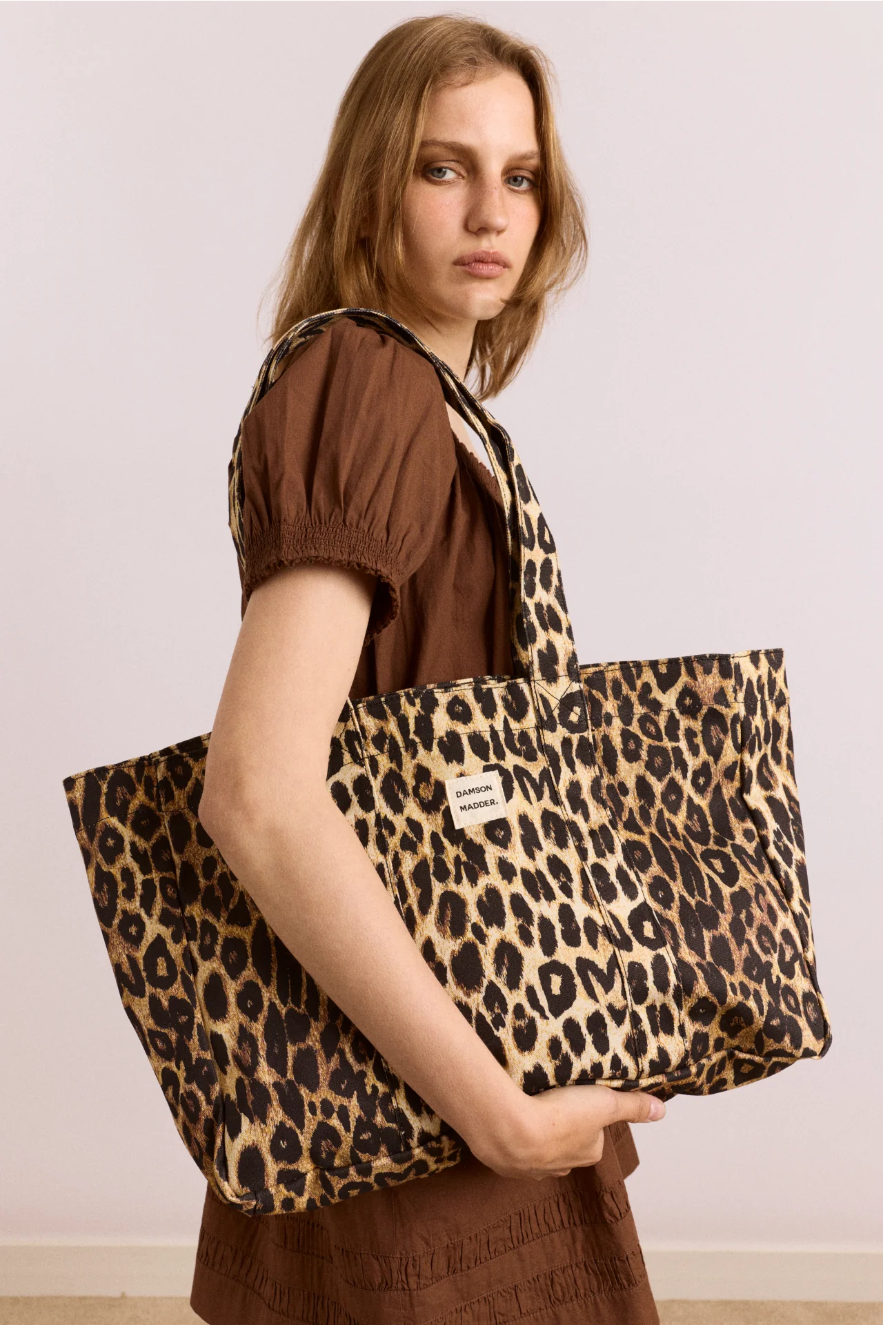 Canvas Leopard Tote Bag - Image 2