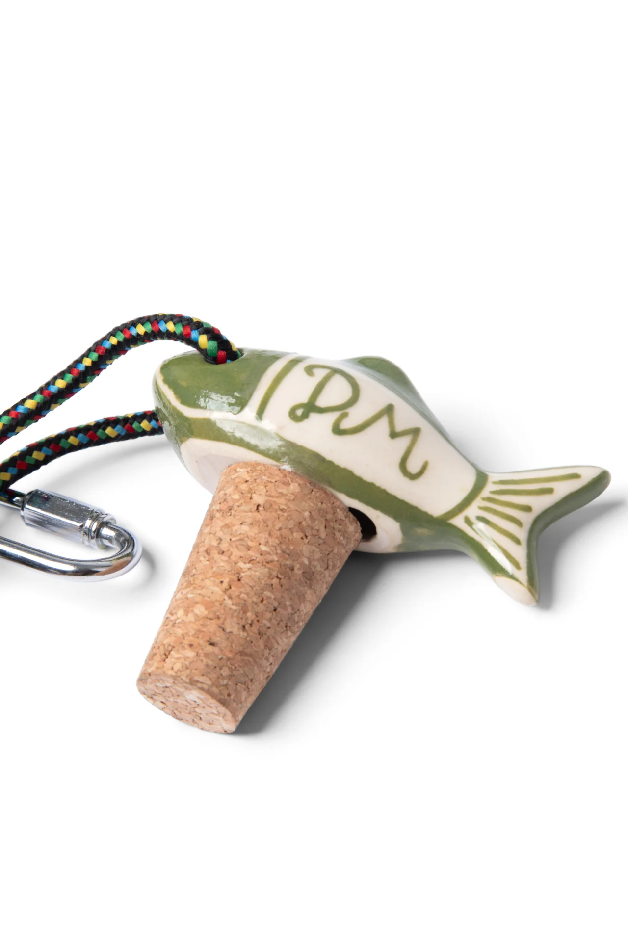 Hand Painted Ceramic Fish Bottle Stop - Image 4