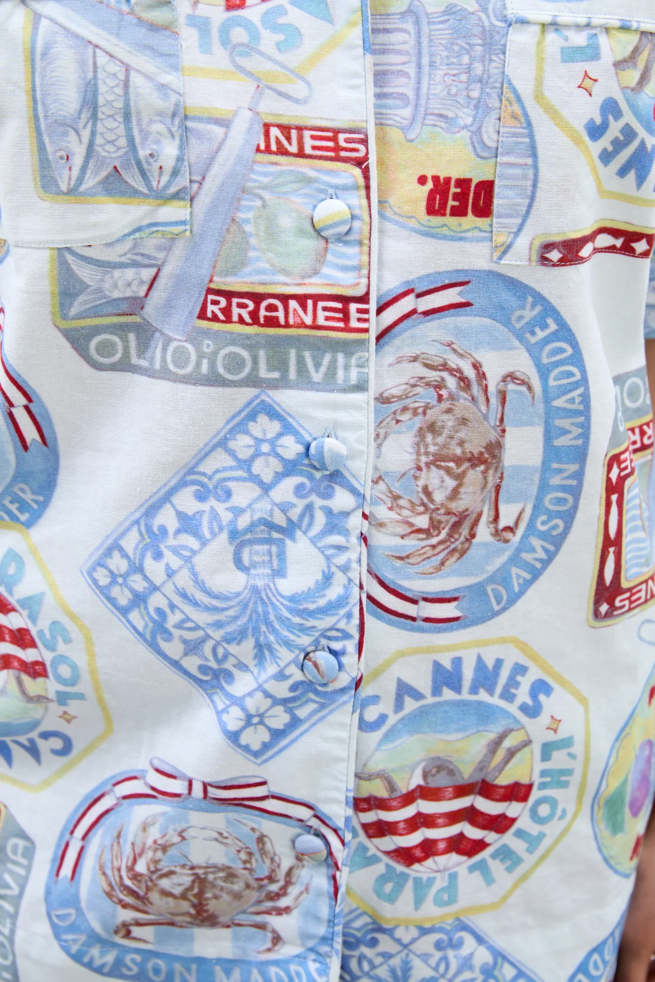 Chlo Shirt - Holiday Print - Image 11