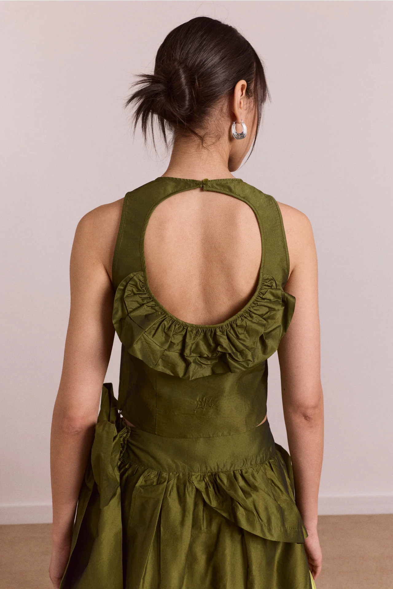Constance Top - Olive - Image 2