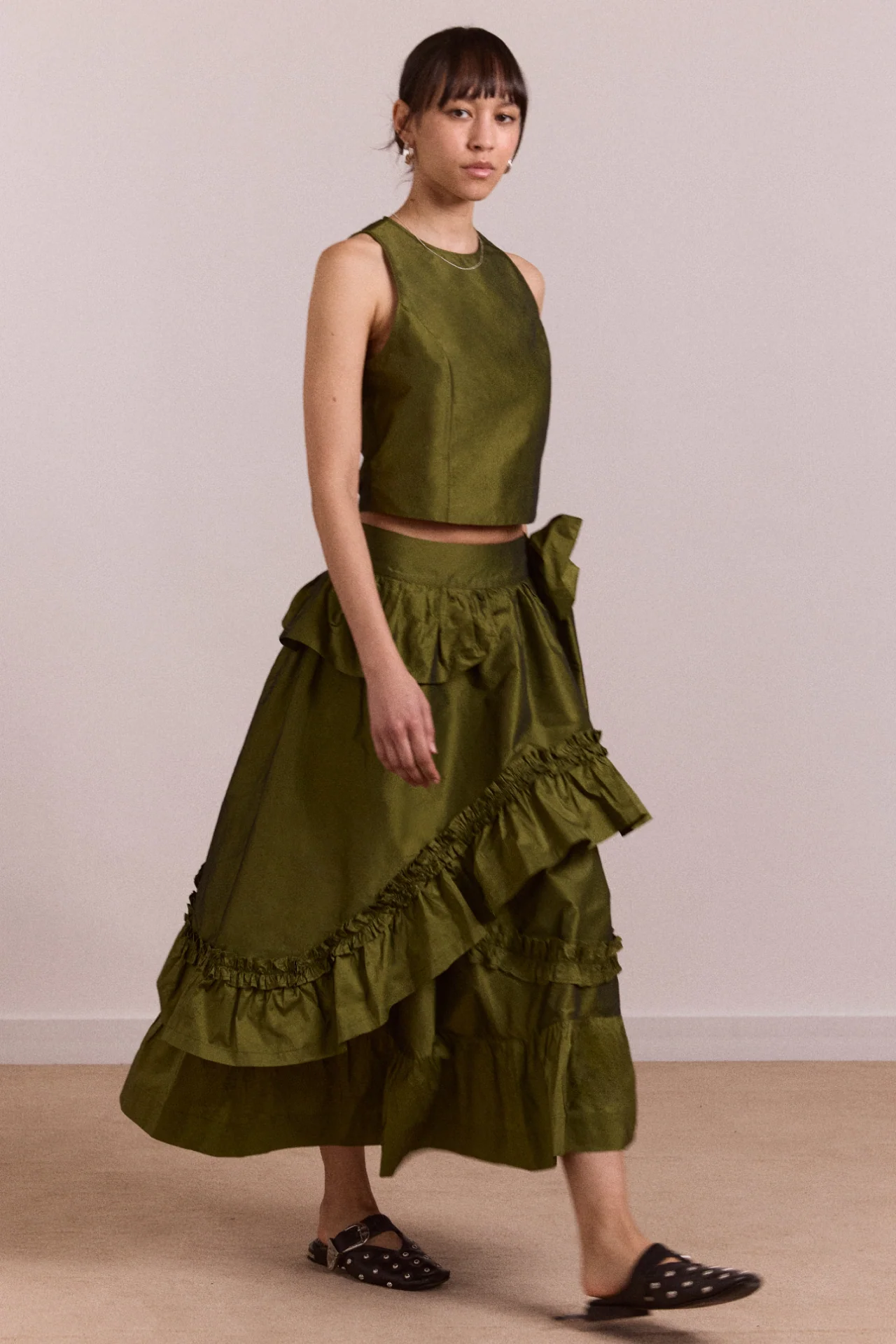 Constance Top - Olive - Image 5