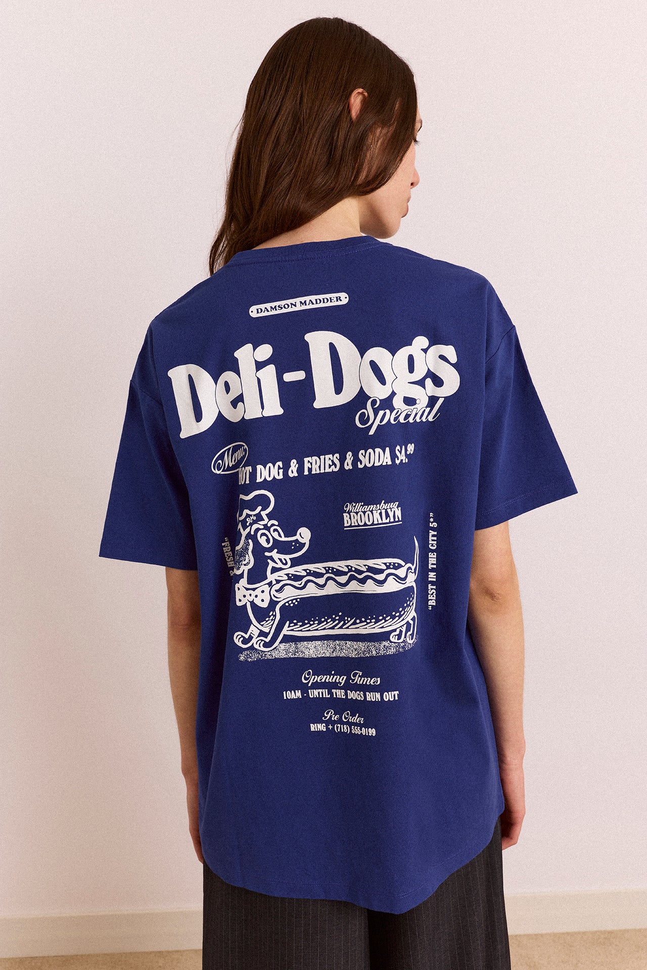 Deli Dog Ss Graphic Tee -  Navy - Image 2