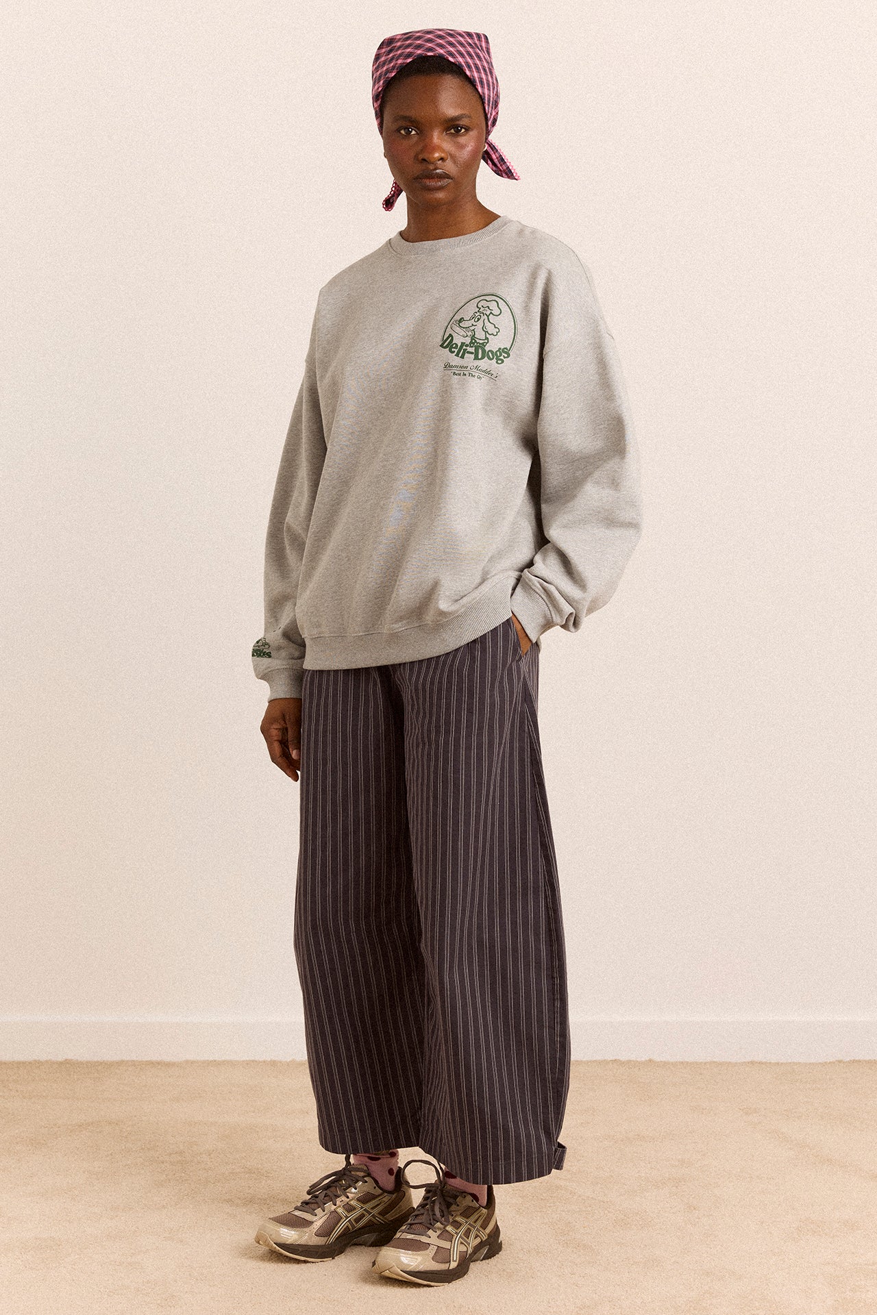 Deli Dog Sweatshirt - Grey Marl - Image 5
