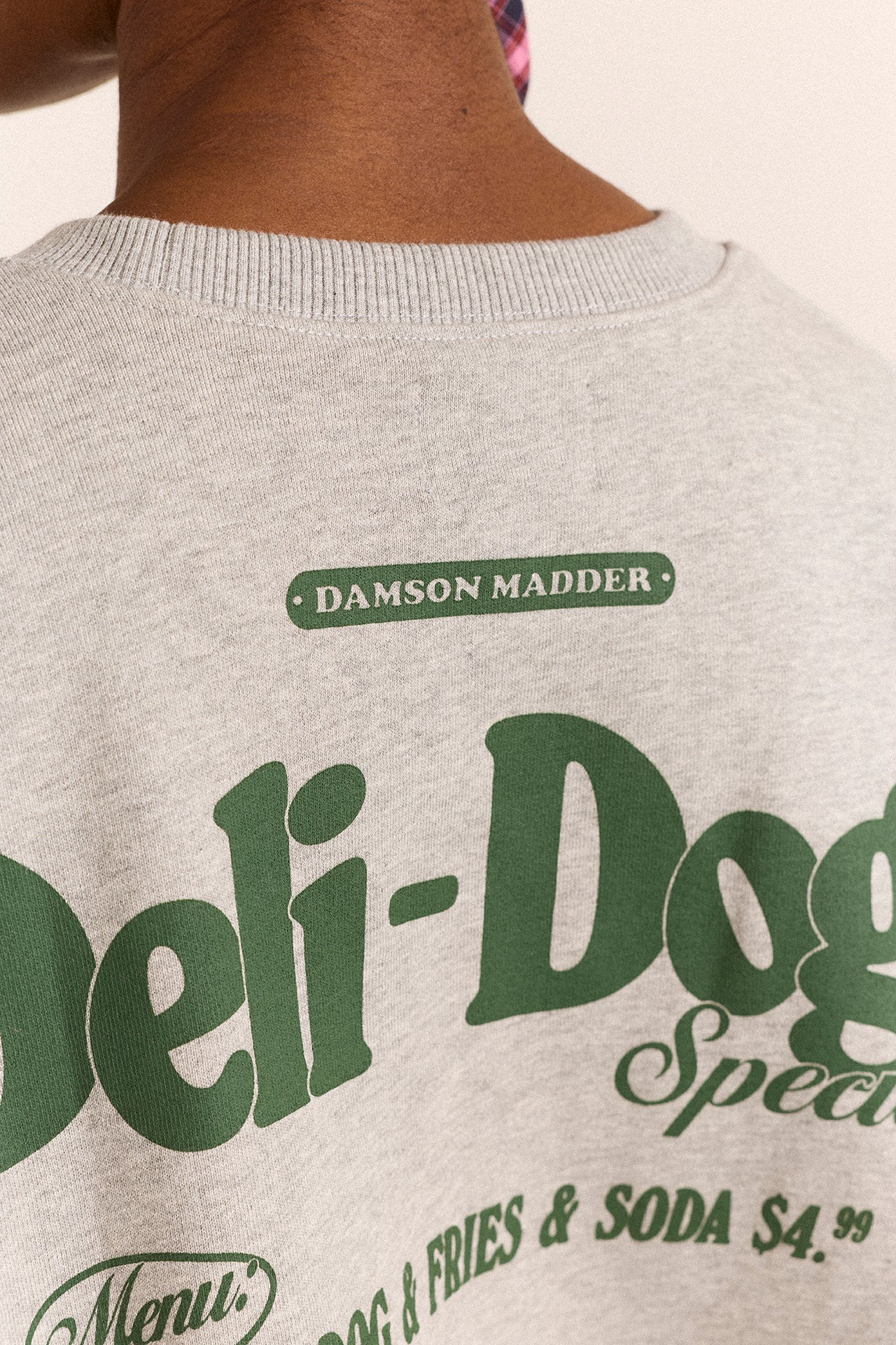 Deli Dog Sweatshirt - Grey Marl - Image 9