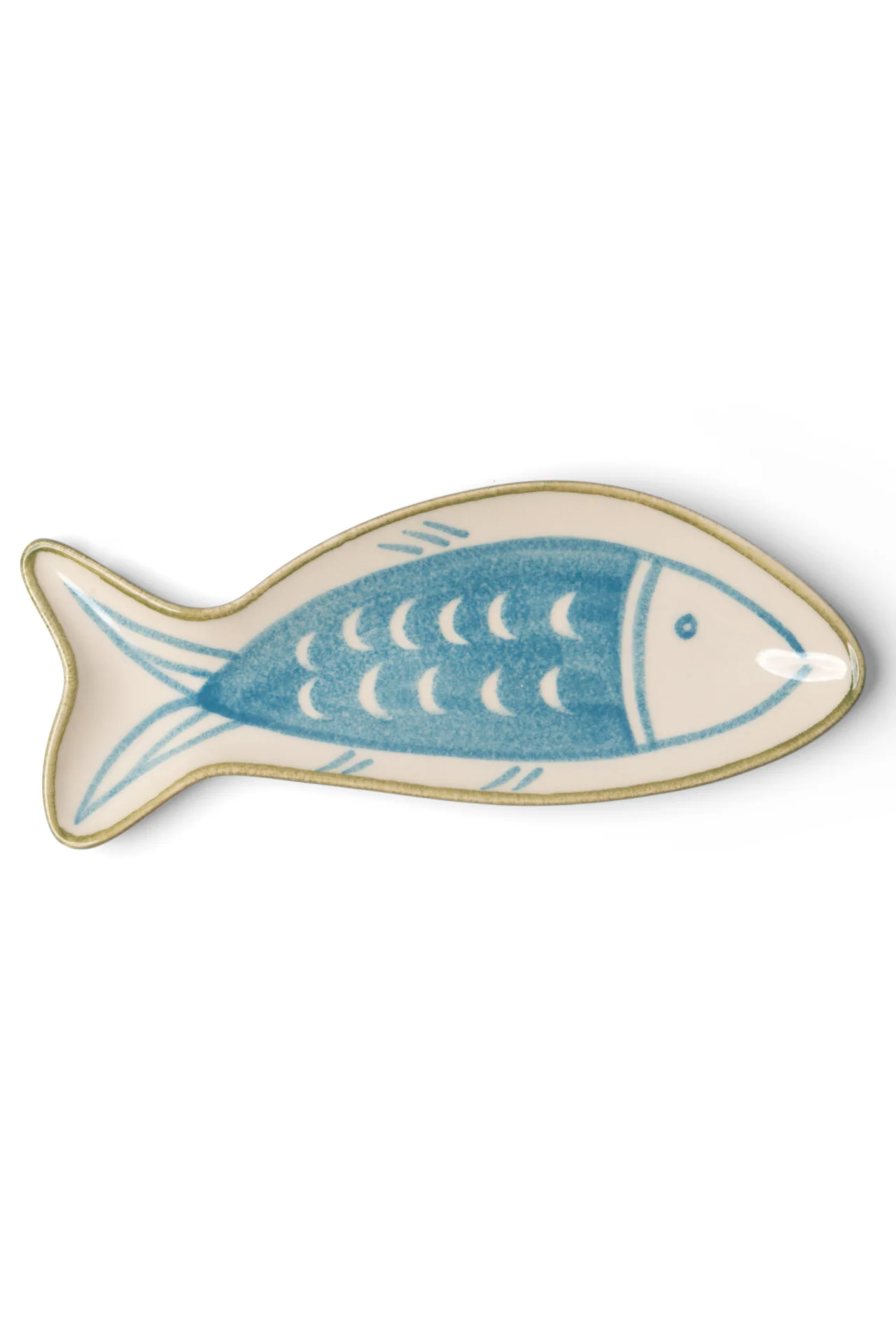 Hand Painted Fish Shaped Plate - Image 6