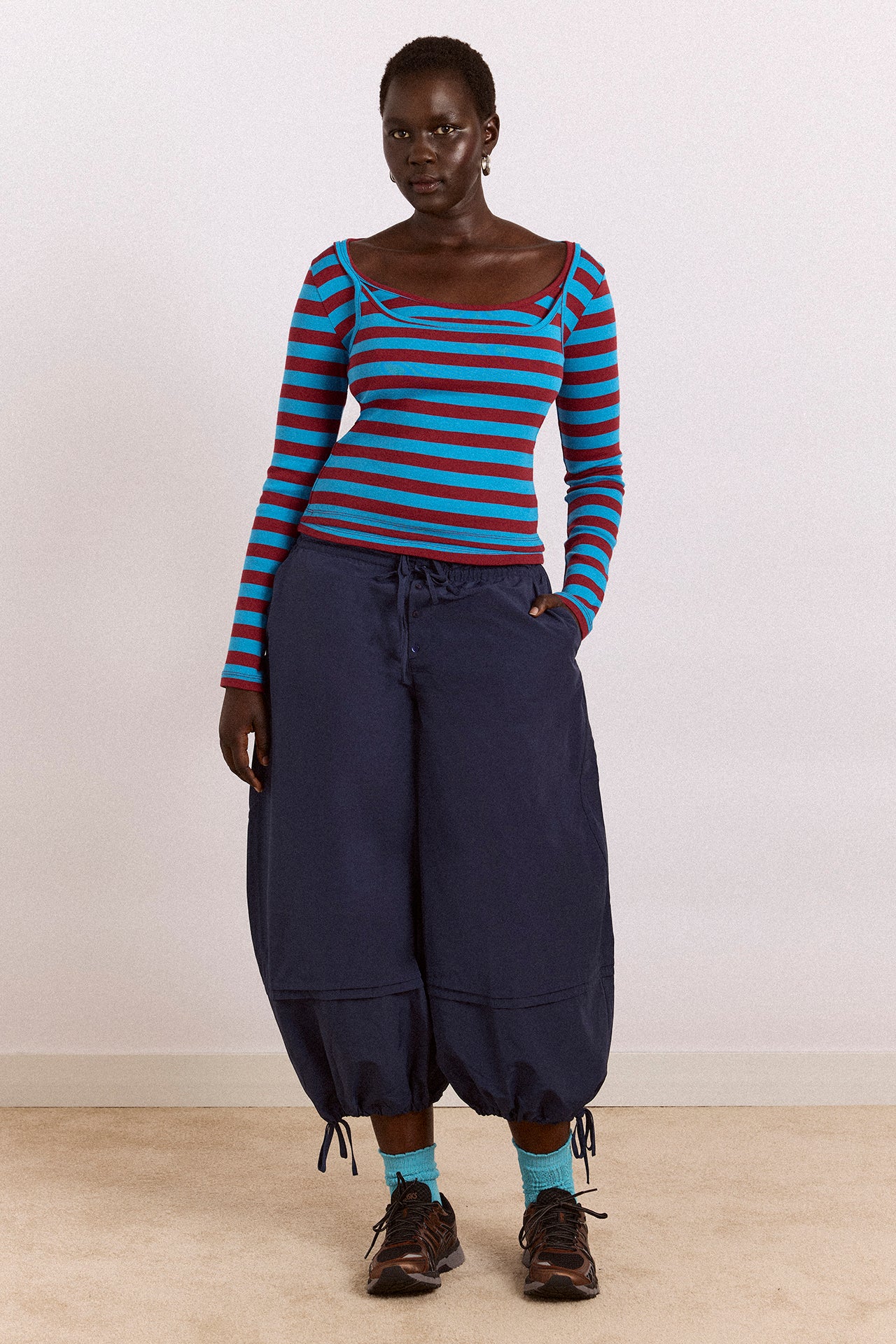 Frida Trousers - Navy - Image 2