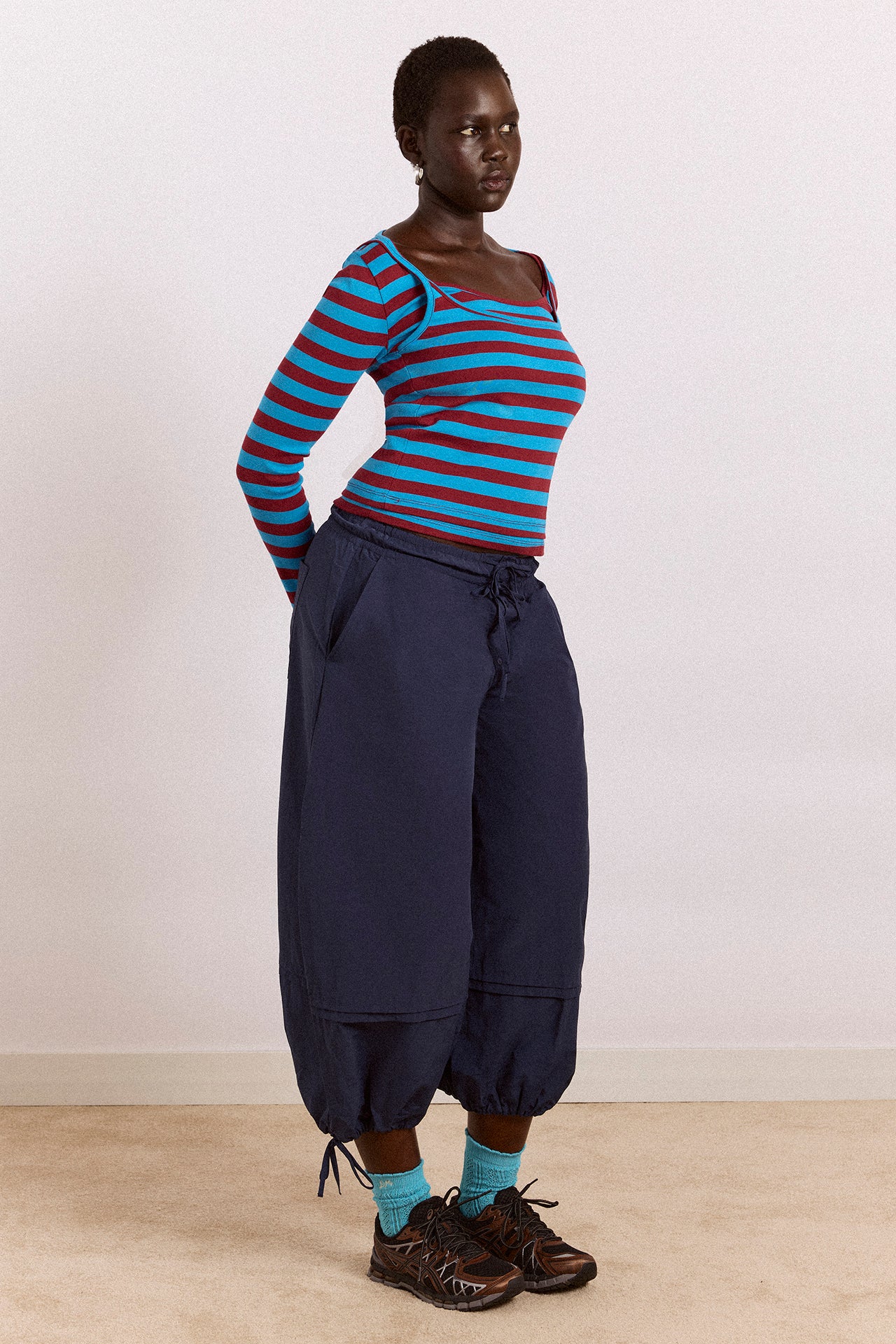 Frida Trousers - Navy - Image 6