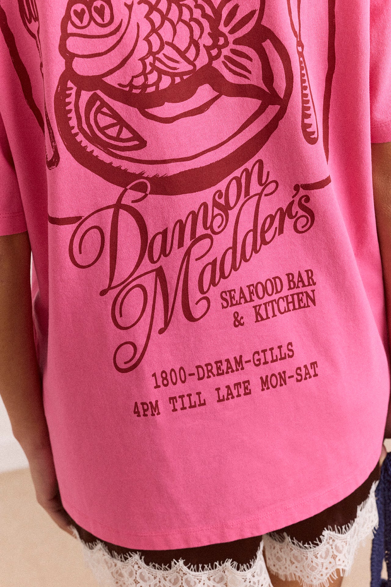 Gill Of Dreams Graphic Tee - Pink - Image 7