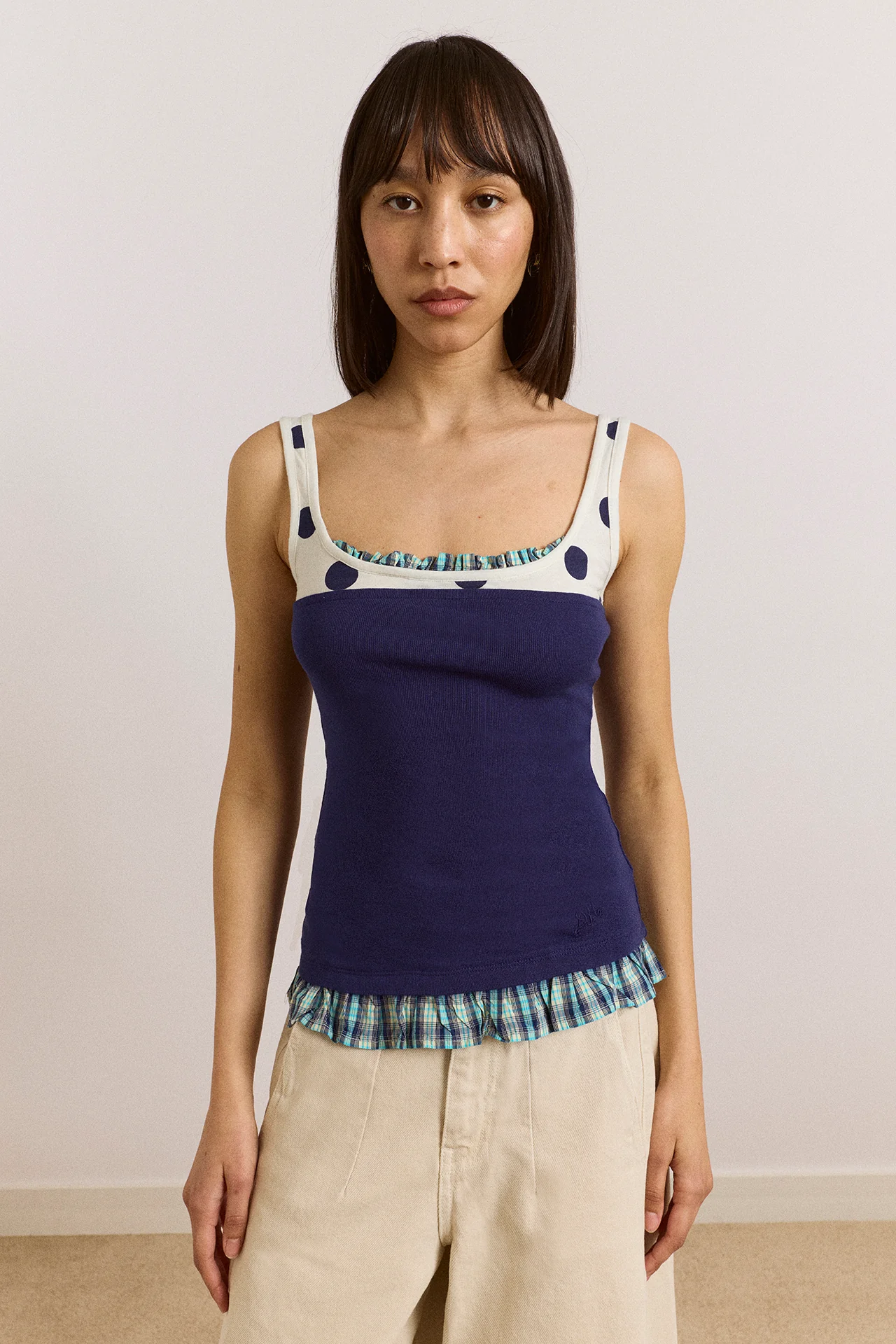 Idelle Jersey Top - Navy - Image 2