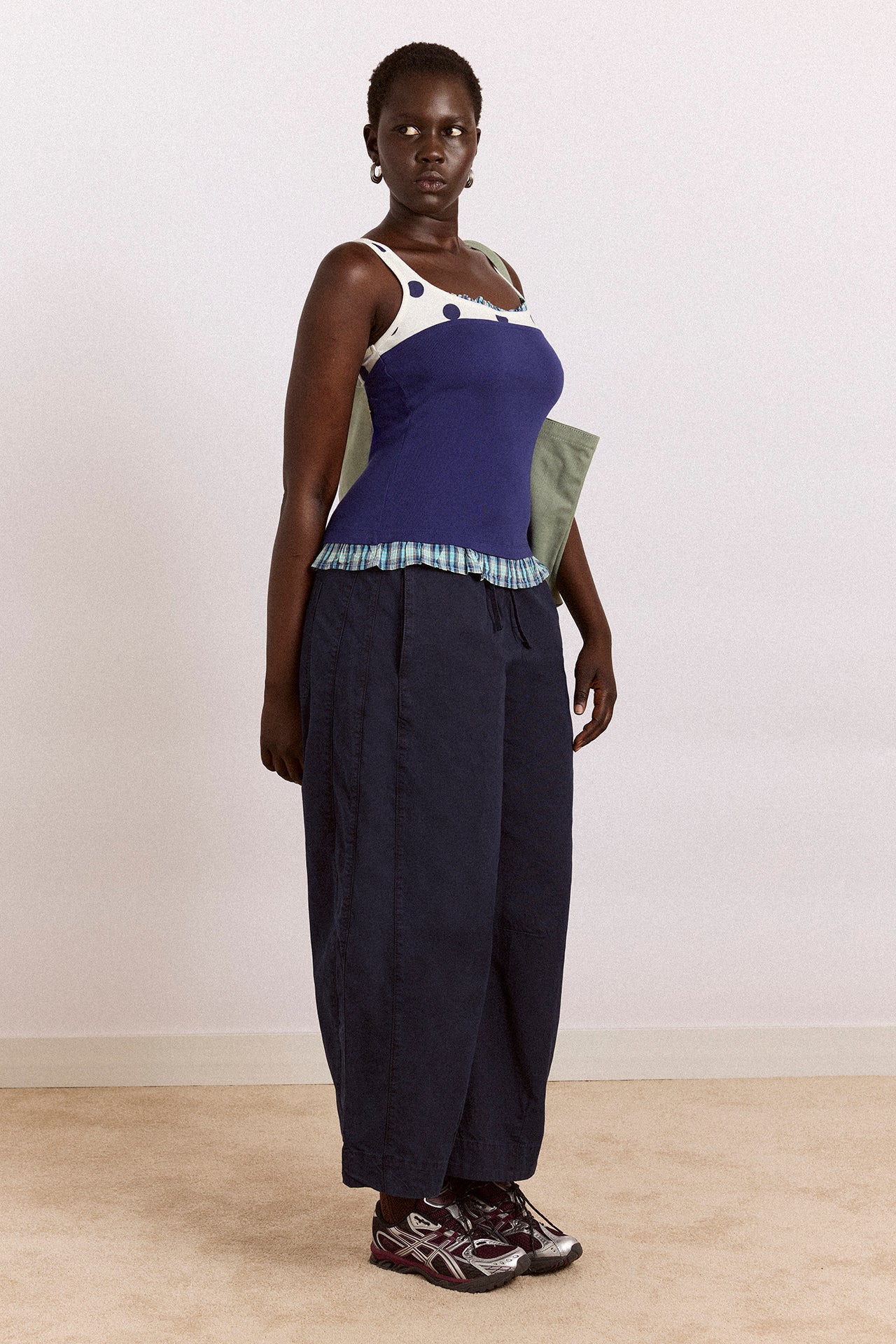 Idelle Jersey Top - Navy - Image 7