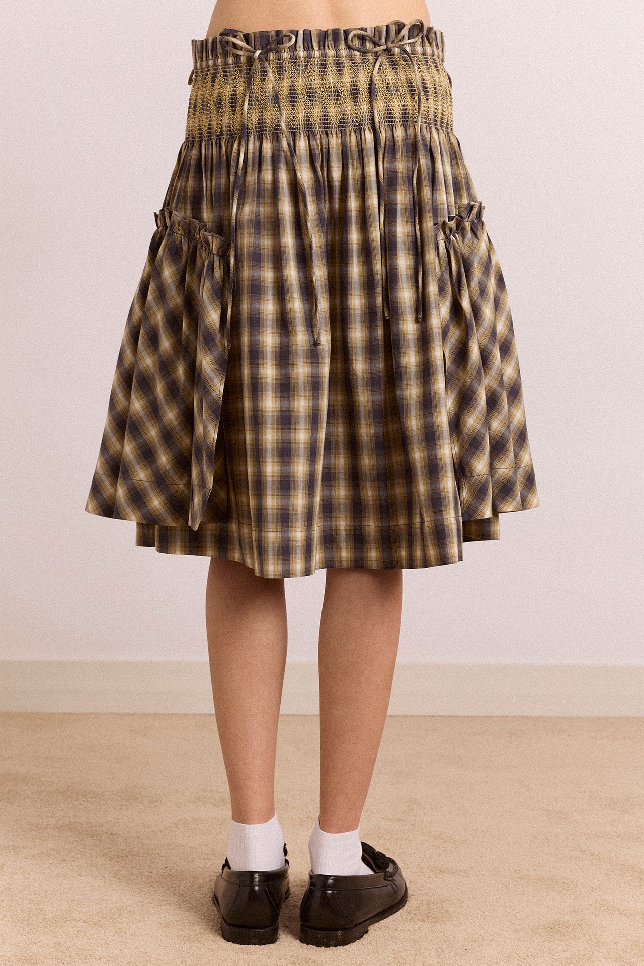 Pre-Order Lilo Mini Dress - Cardamon Check - Image 10