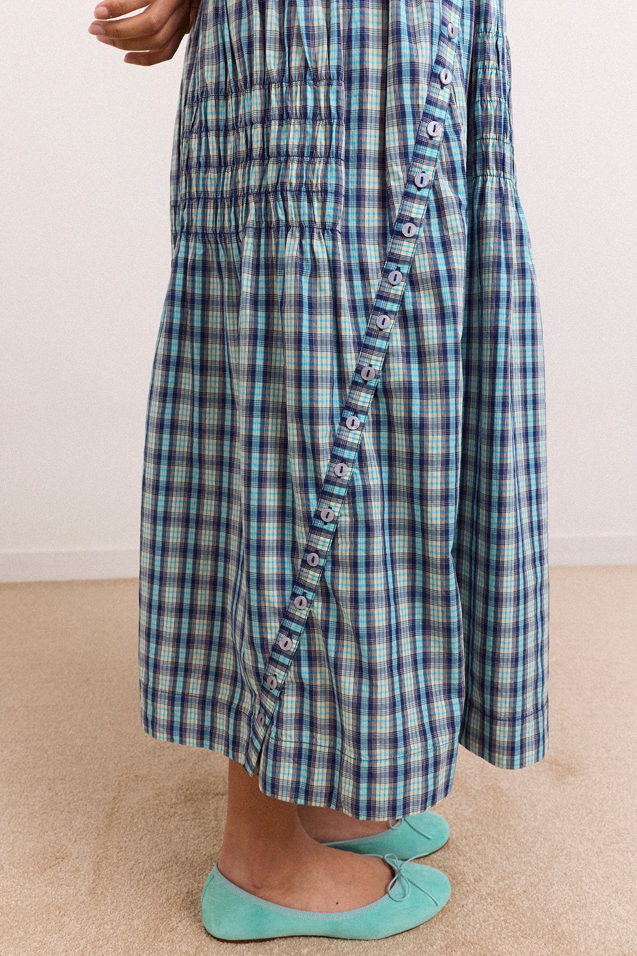 Lyra Midi Dress - Tomboy Check - Image 7