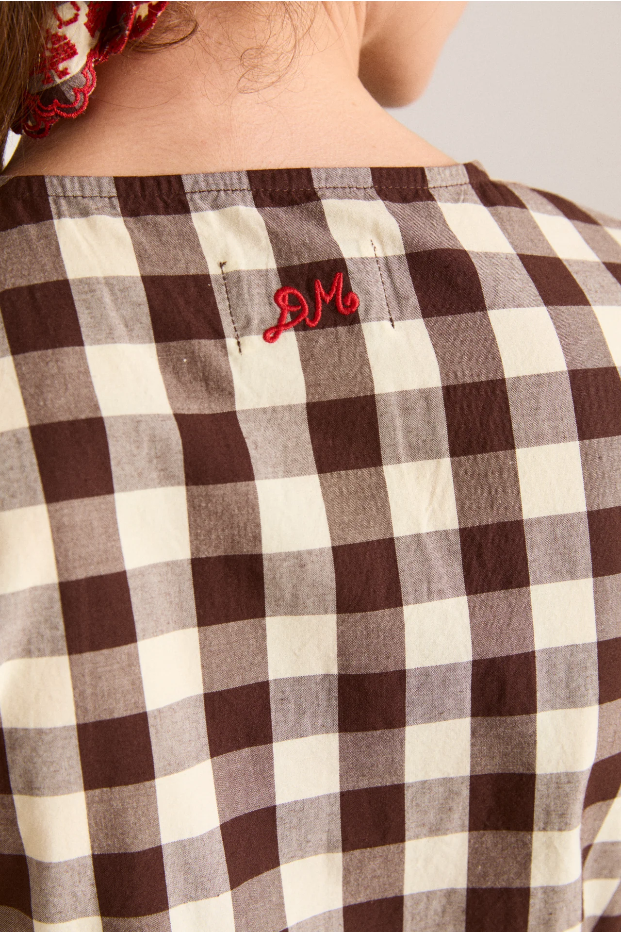 Madison Blouse - Butter Gingham - Image 15