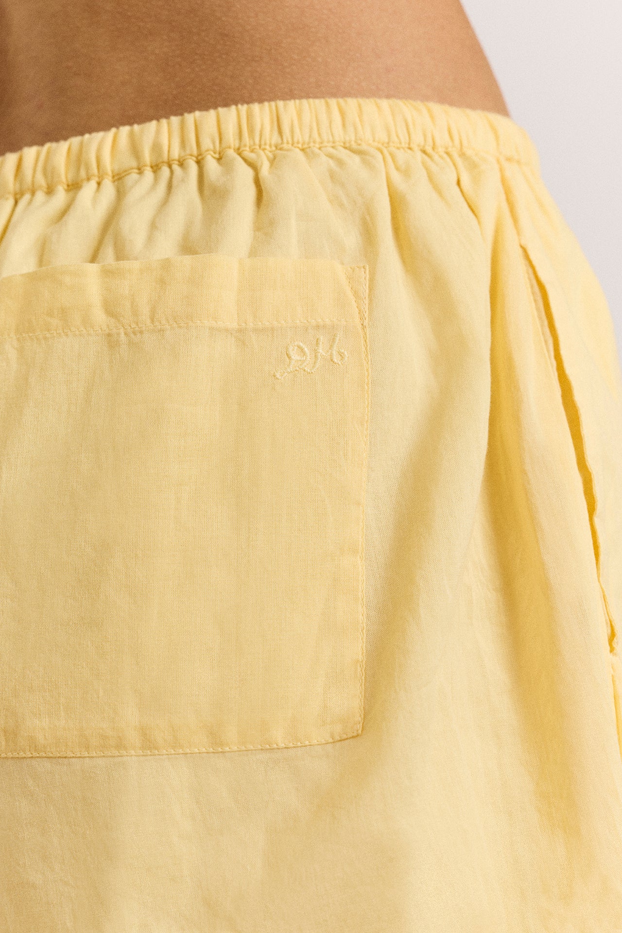 Maura Lace Trim Short - Butter - Image 9