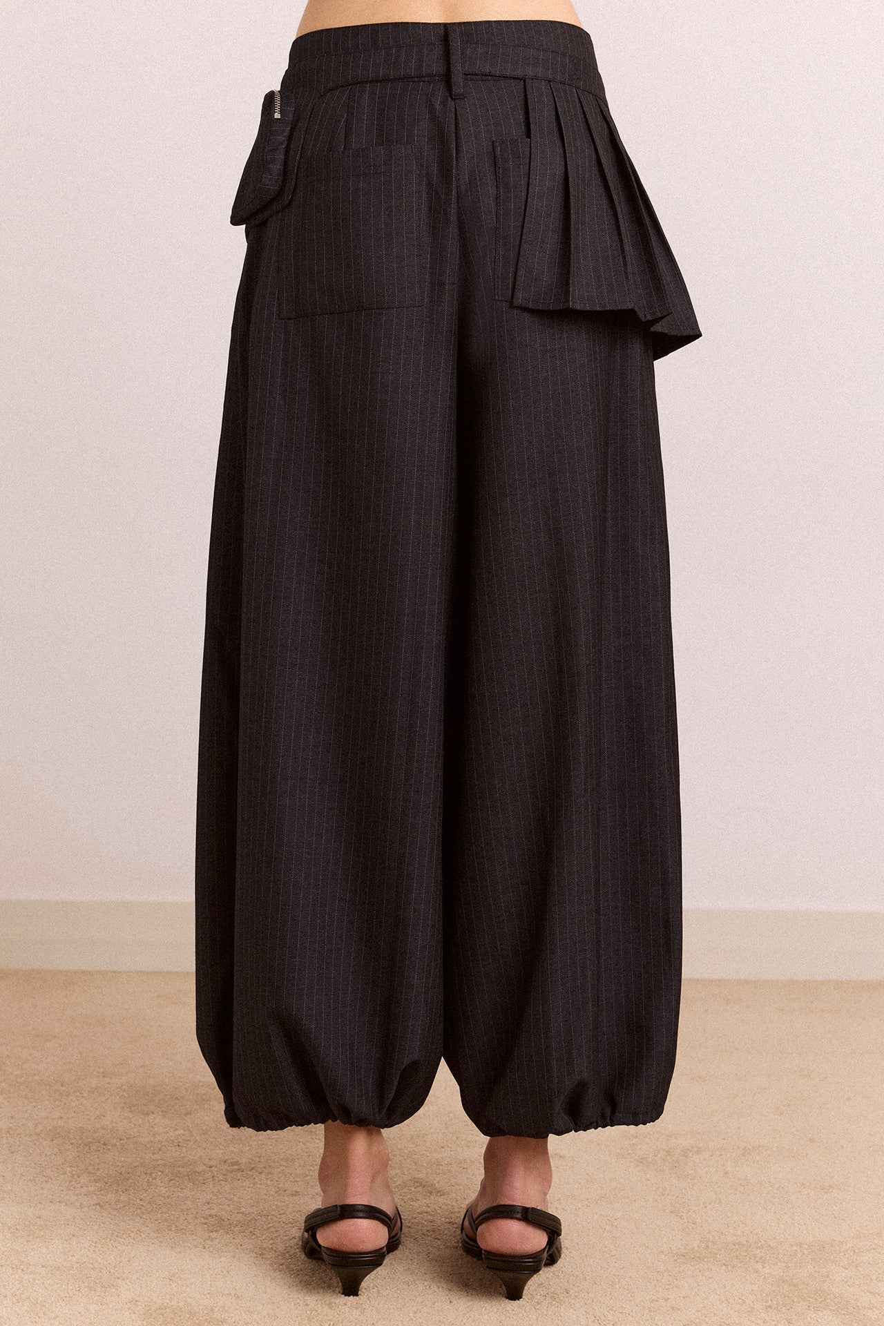 Mavi Tailored Balloon - Navy Pinstripe - Image 10