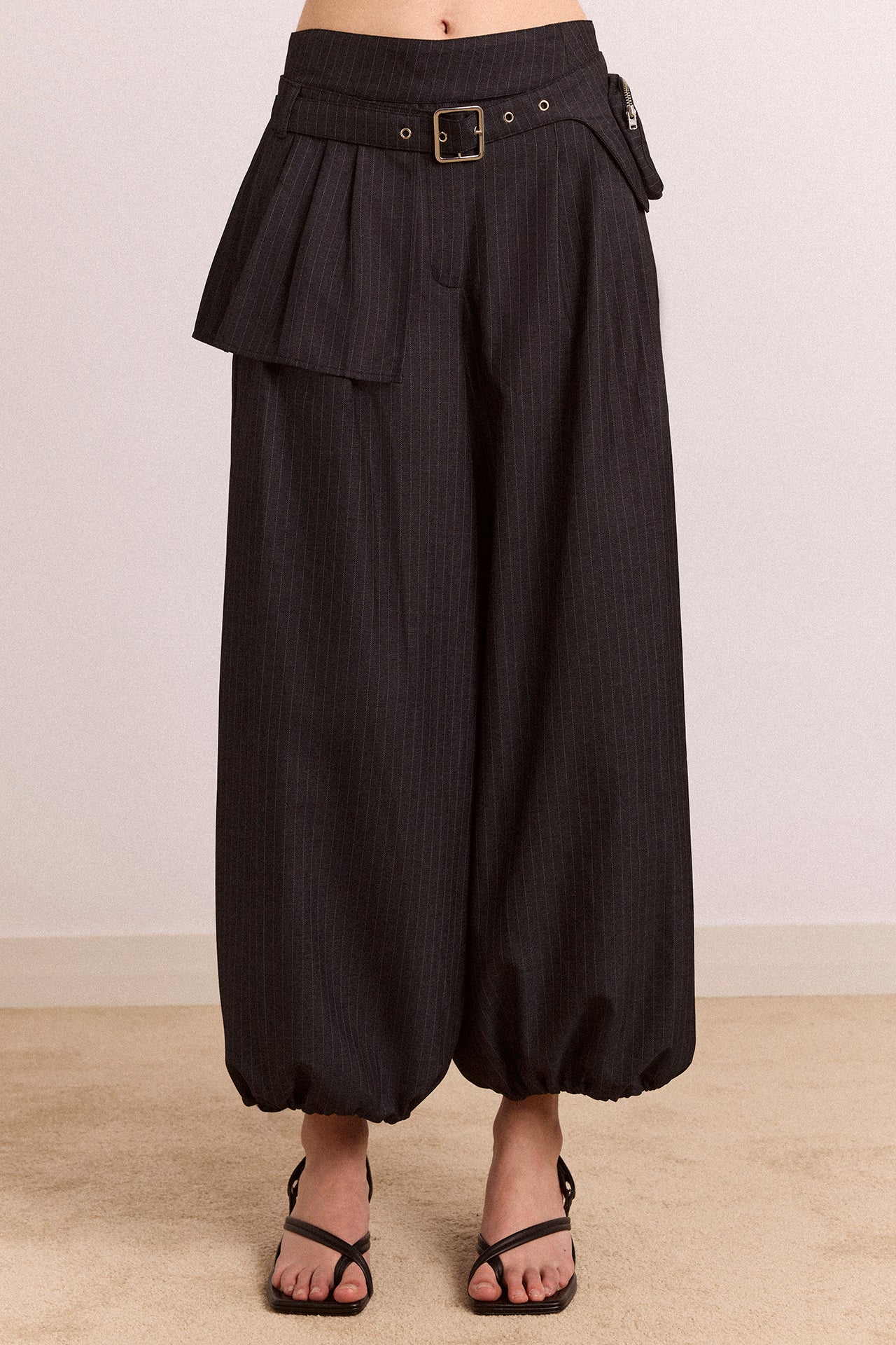 Mavi Tailored Balloon - Navy Pinstripe - Image 2