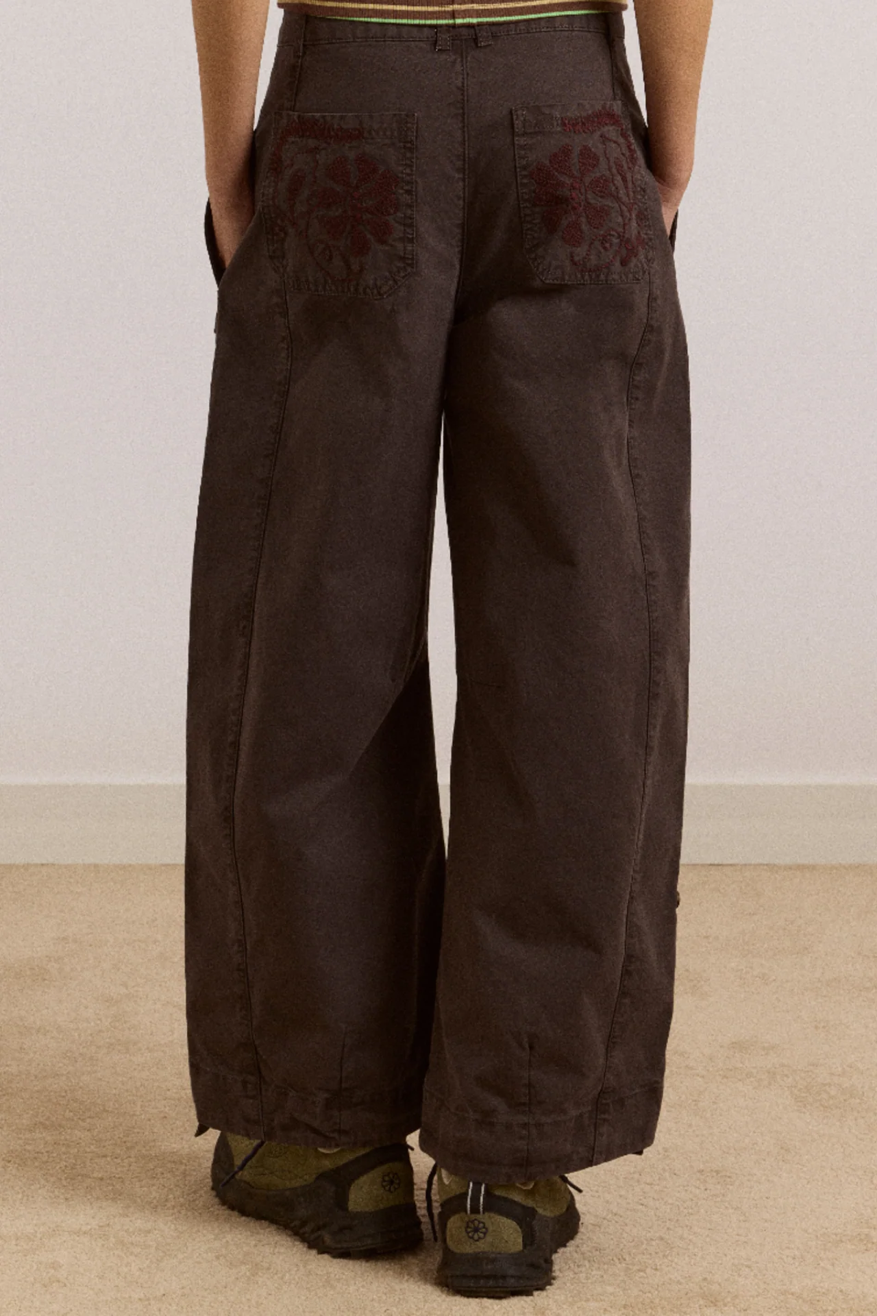 Mika Twill Trouser - Charcoal - Image 6