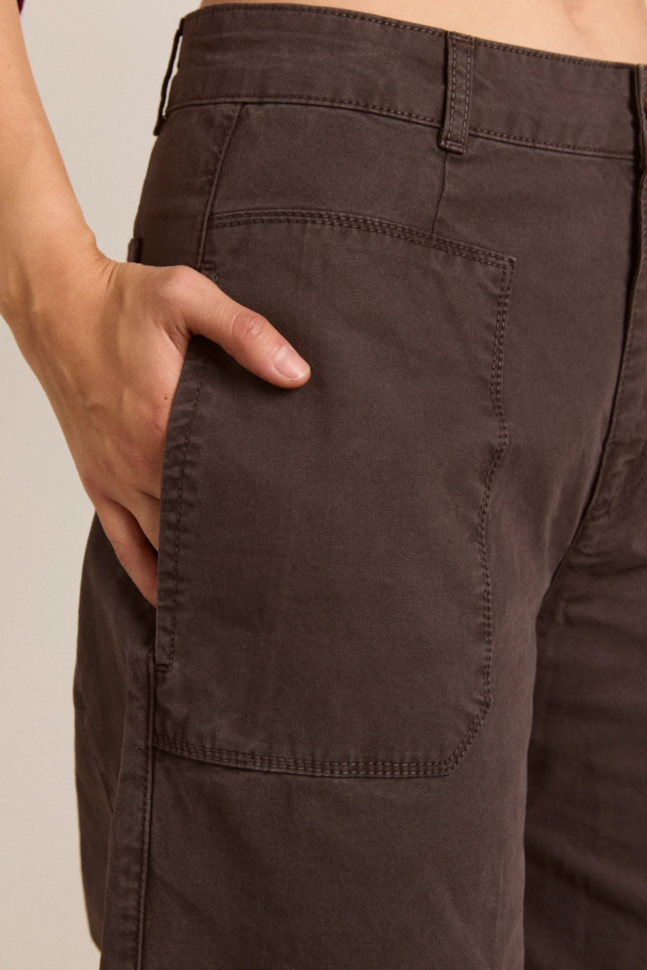 Mika Twill Trouser - Charcoal - Image 7