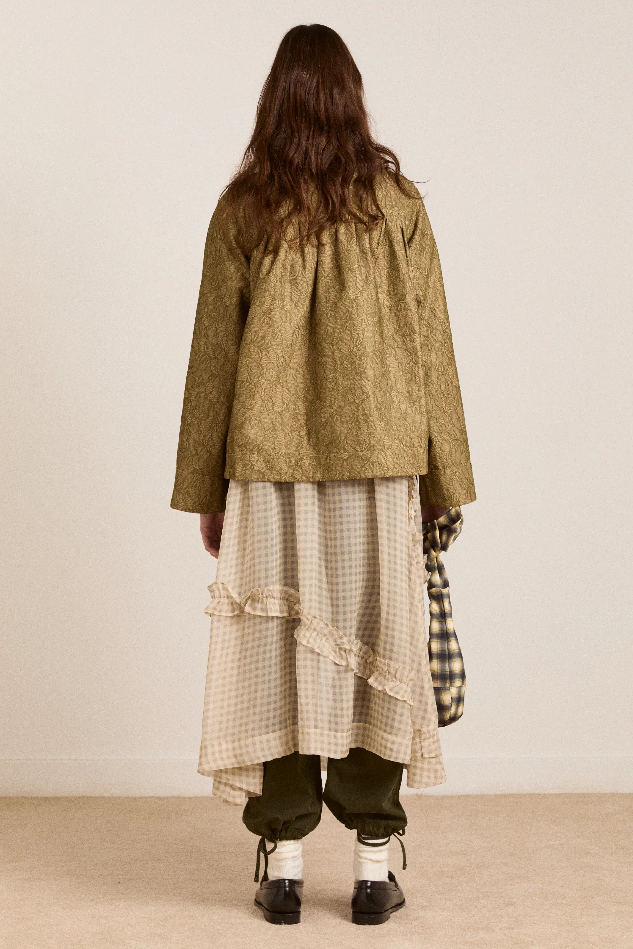 Mini Mercedes Reversible Coat - Lace - Image 7