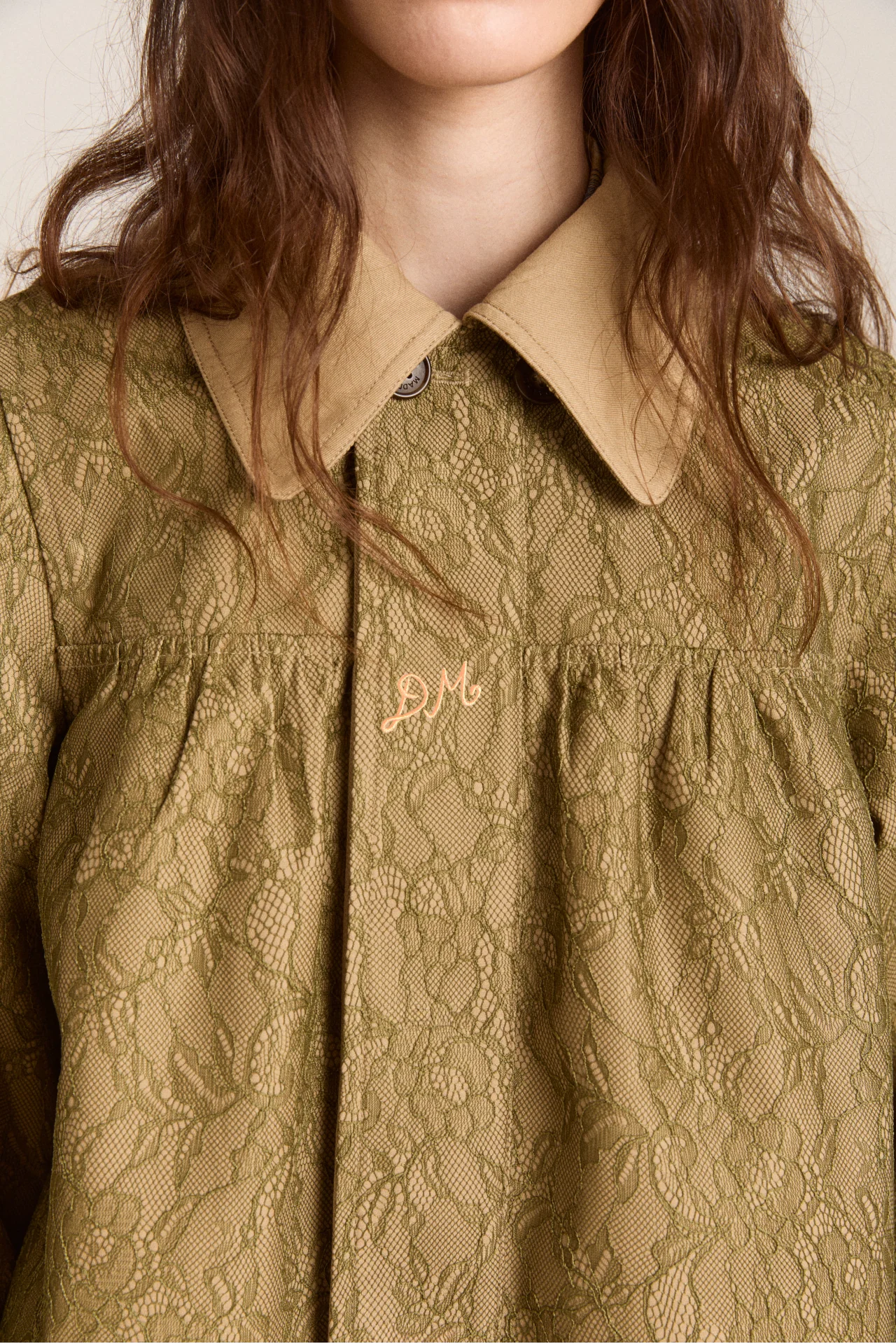 Mini Mercedes Reversible Coat - Lace - Image 8