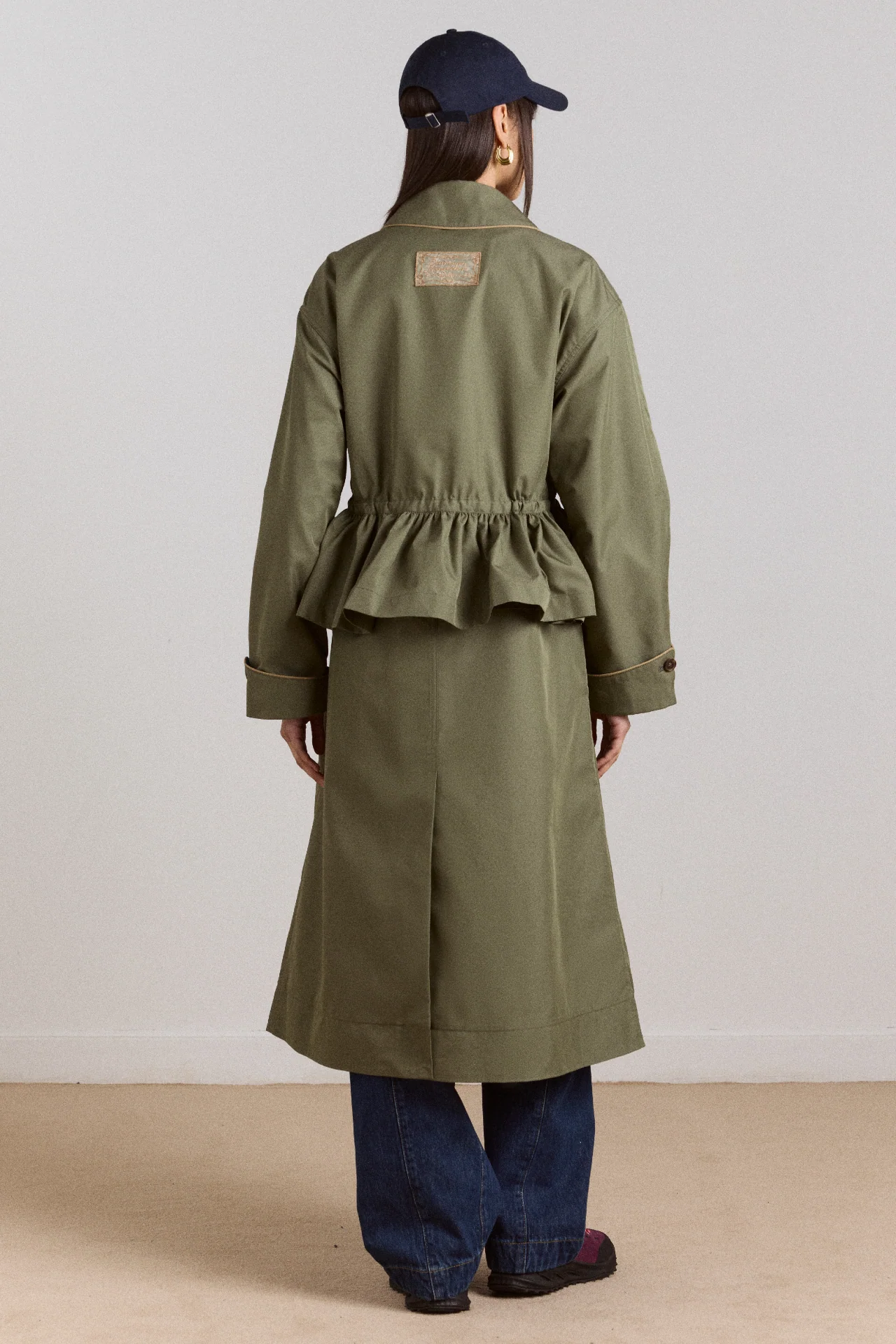 Multi-Wear Myrtle Trench In Khaki - Image 10