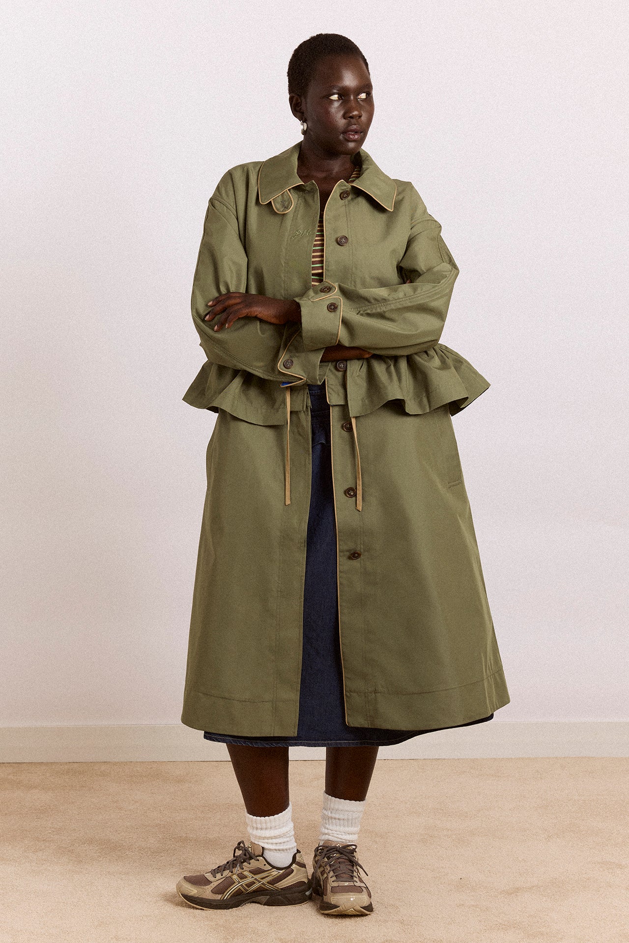 Multi-Wear Myrtle Trench In Khaki - Image 5