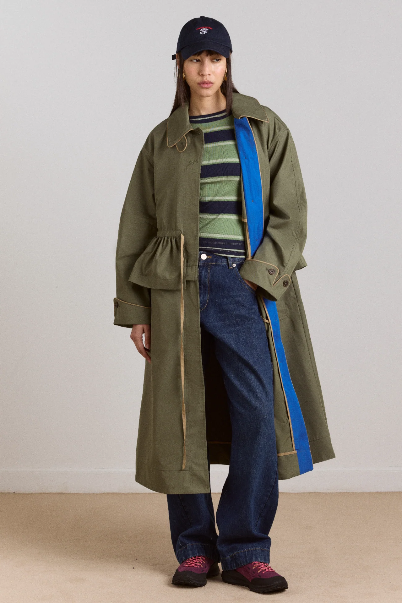 Multi-Wear Myrtle Trench In Khaki - Image 6