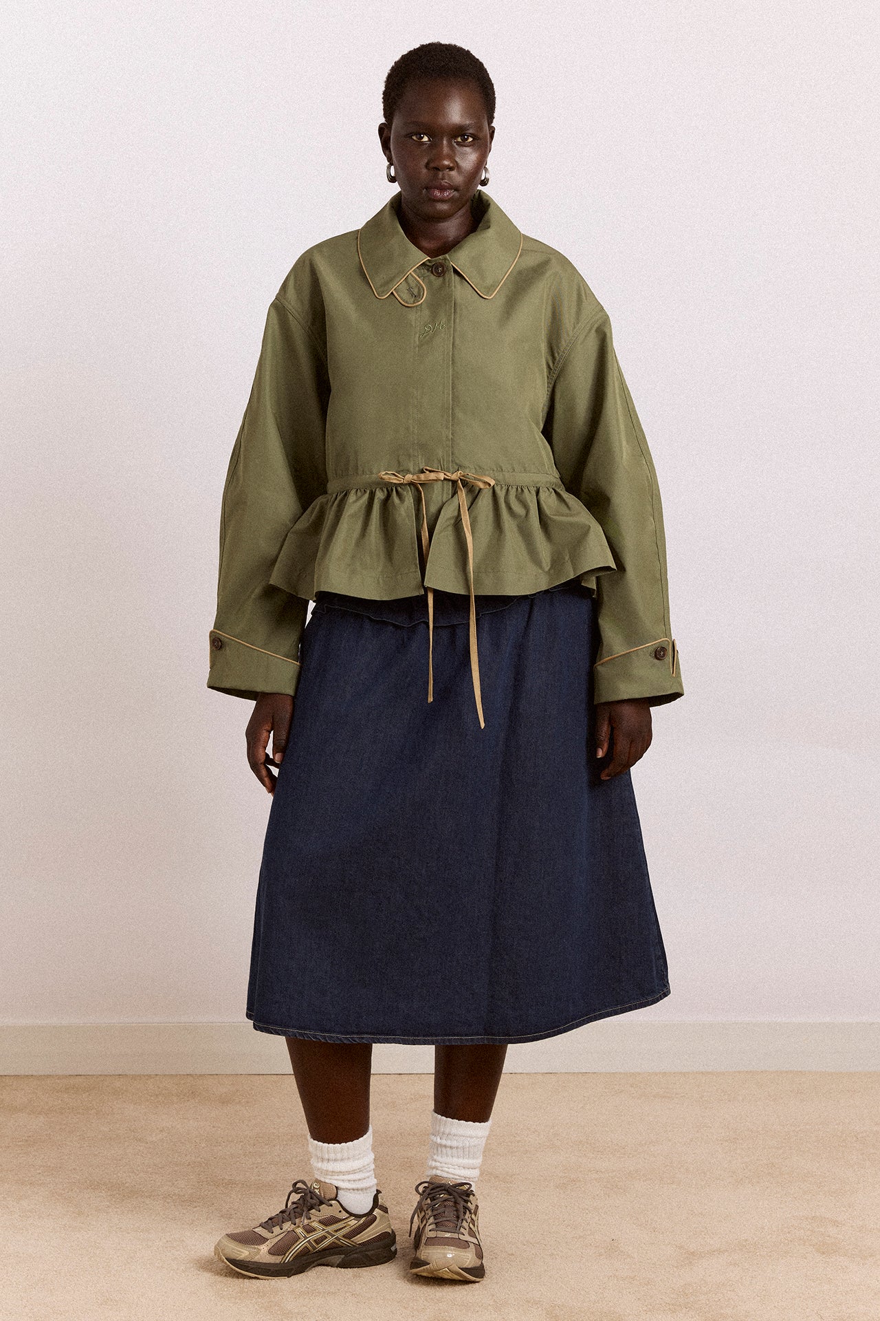 Multi-Wear Myrtle Trench In Khaki - Image 8