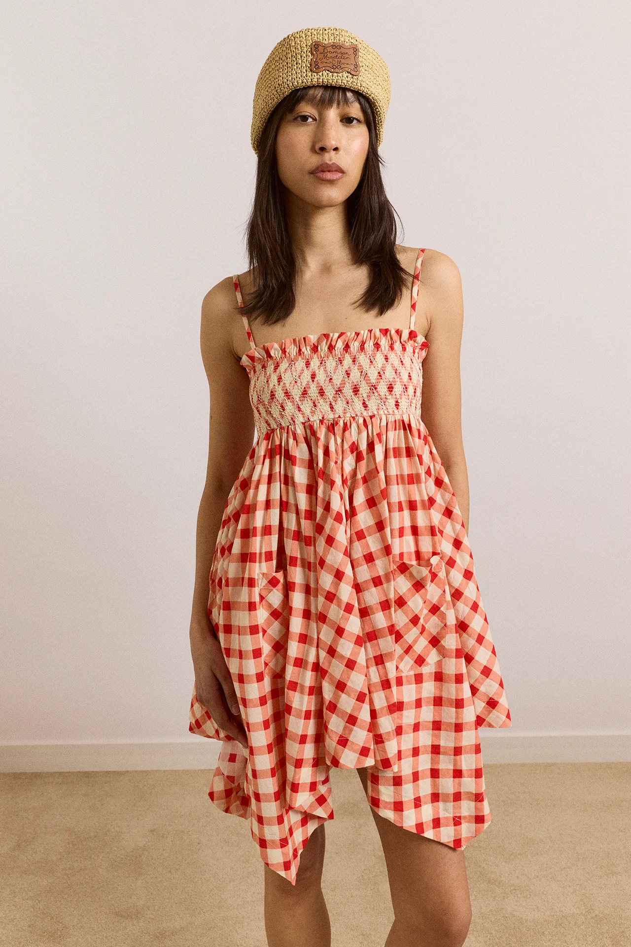 Lilo Hanky Hem Multiwear Skirt/Dress- Red Gingham - Image 7