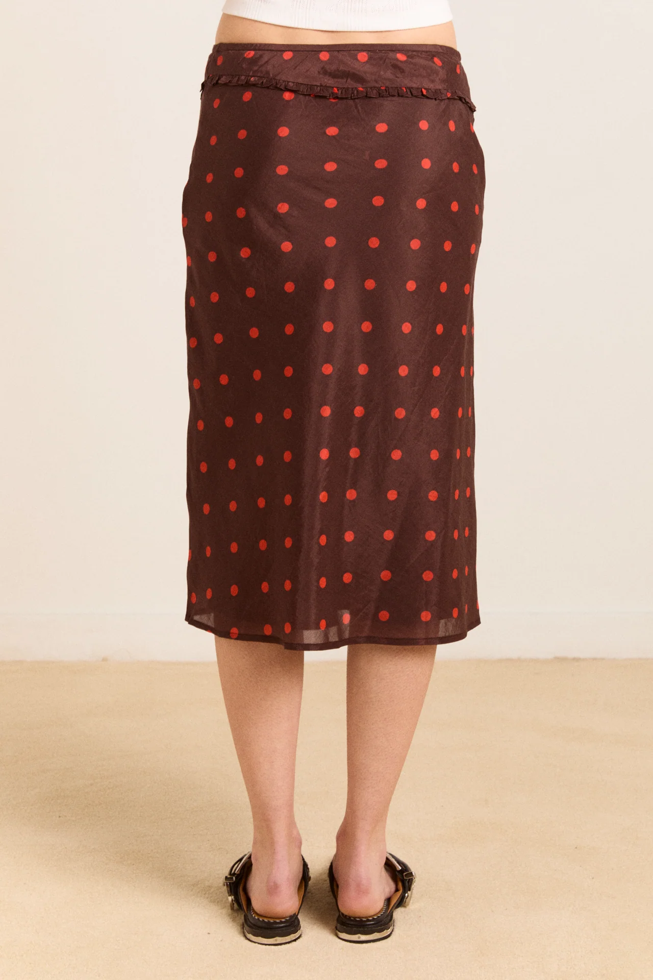 Octavia Skirt - Burgundy Spot - Image 4