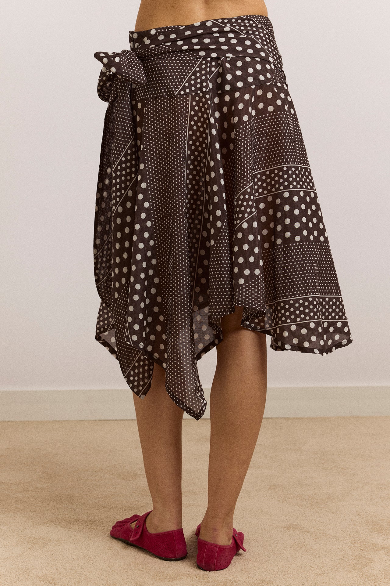 Parker Hanky Hem Skirt - Washed Black Spot - Image 8