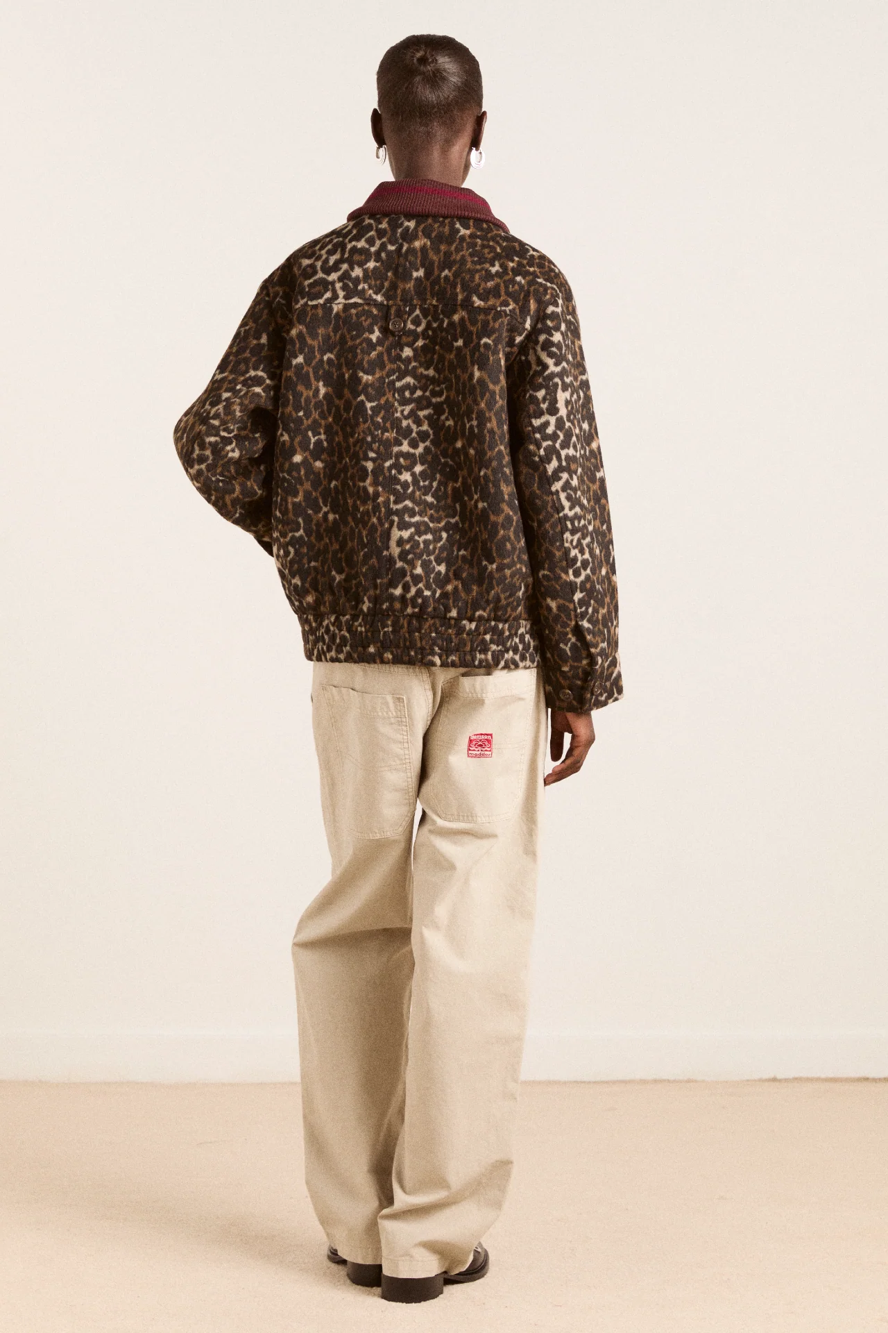Pixie Bomber Jacket - Leopard - Image 5