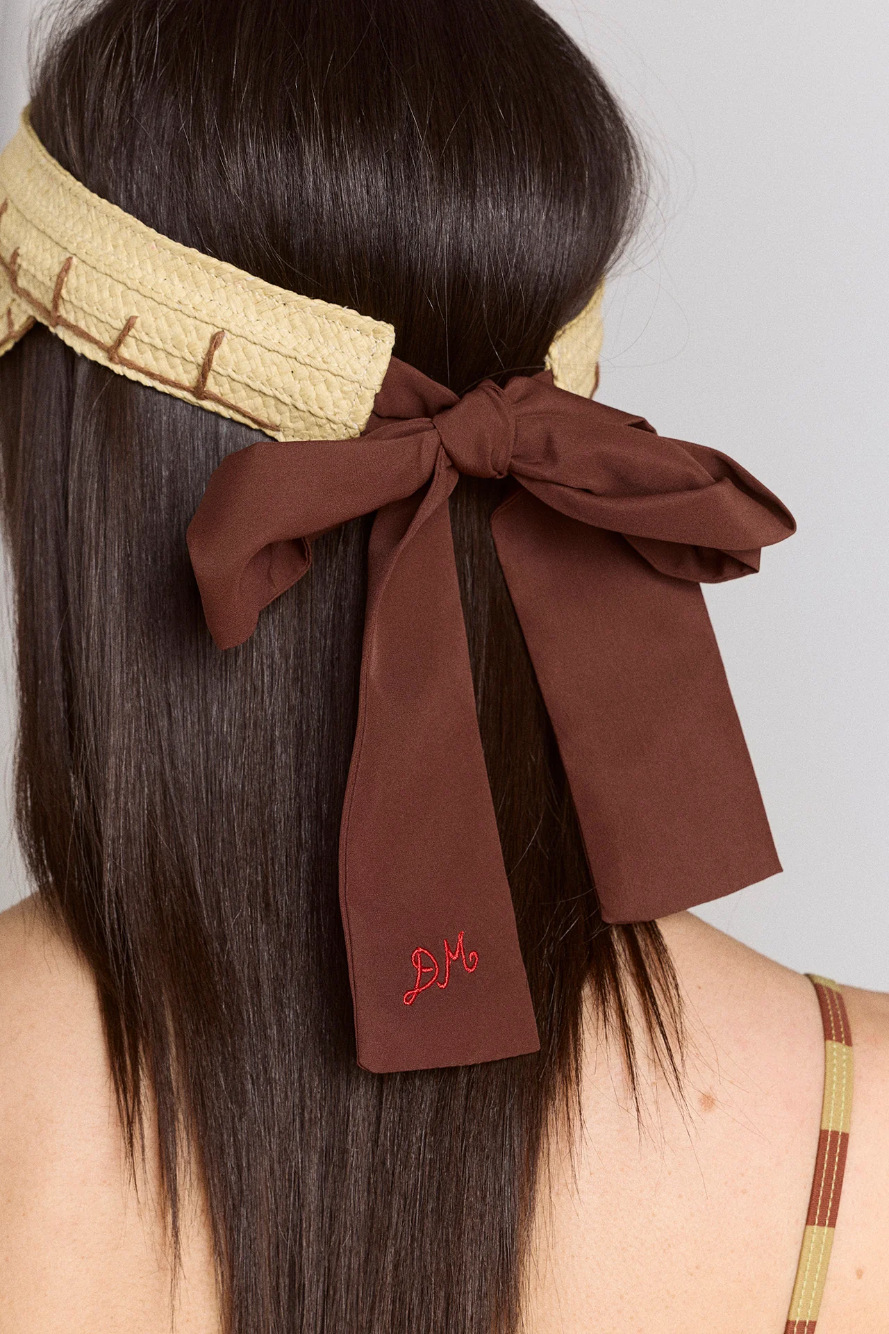 Raffia Visor - Natural - Image 4