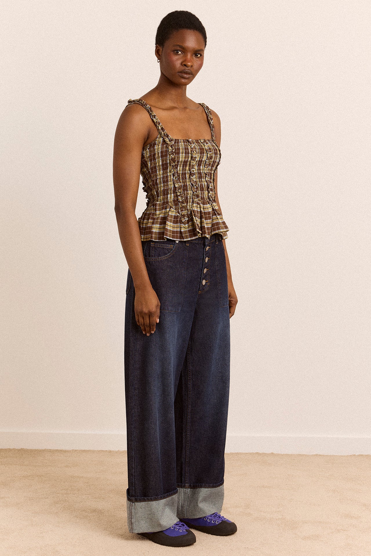 Raphi Cami - Cocoa Check - Image 3