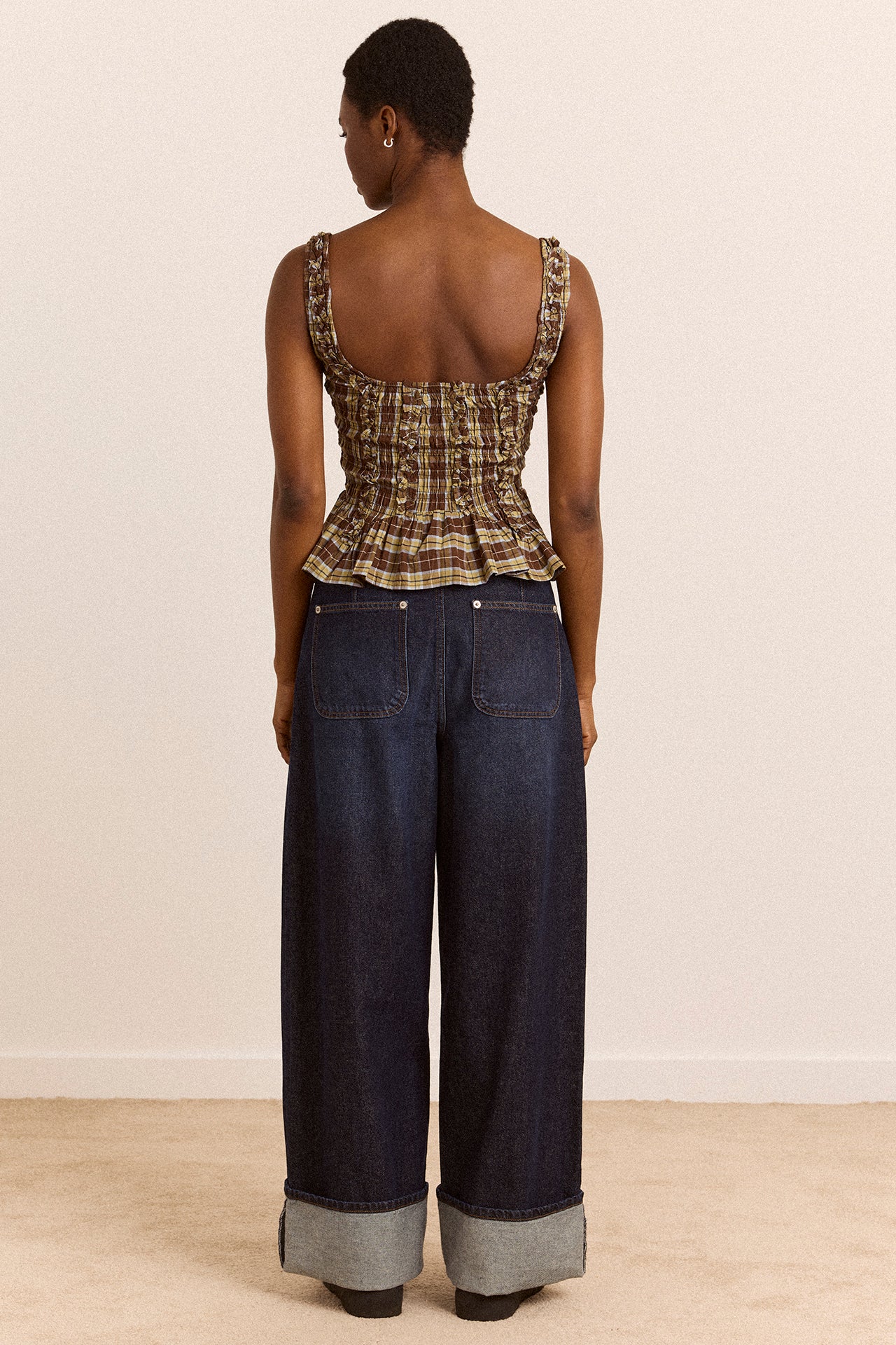 Raphi Cami - Cocoa Check - Image 5