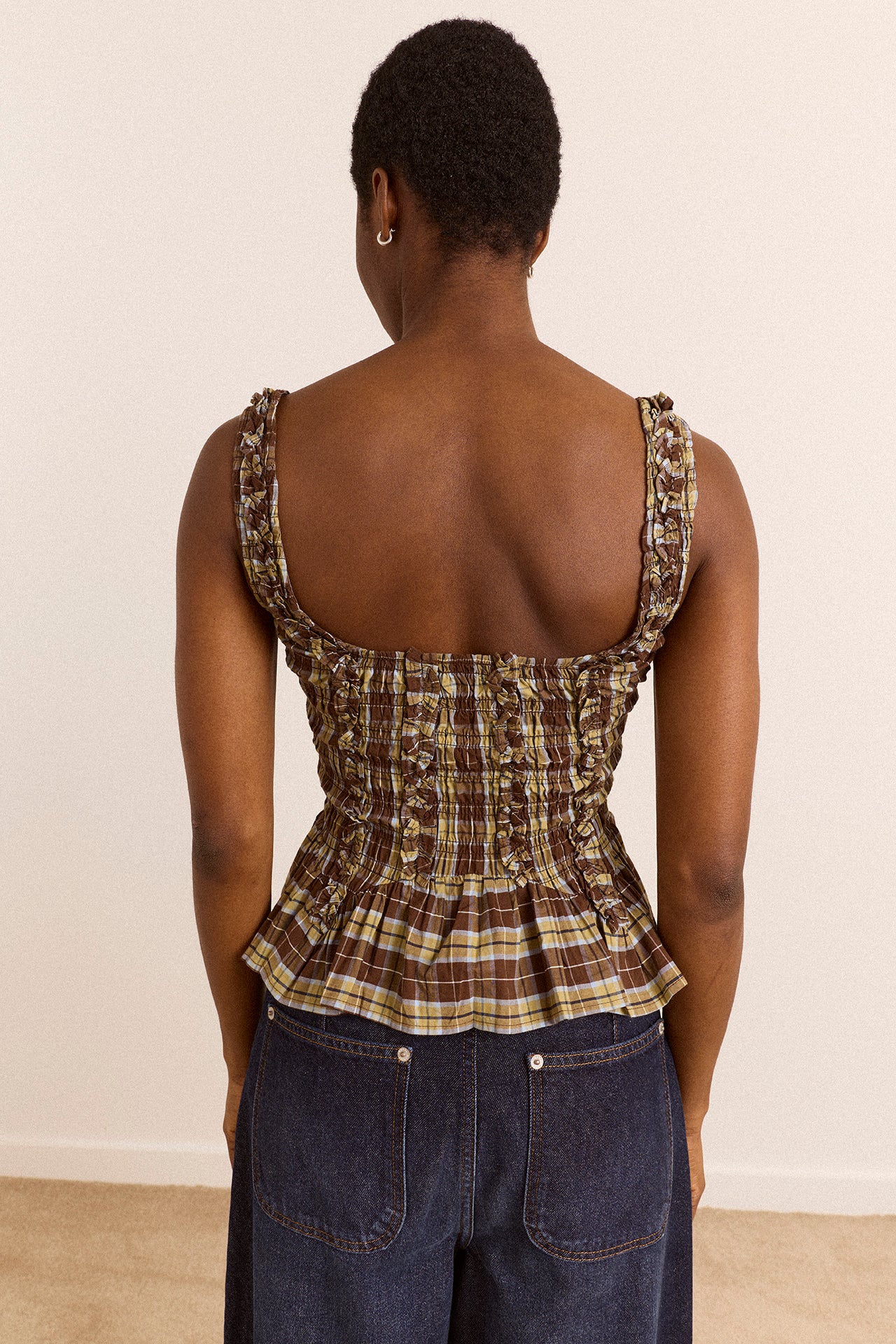 Raphi Cami - Cocoa Check - Image 7