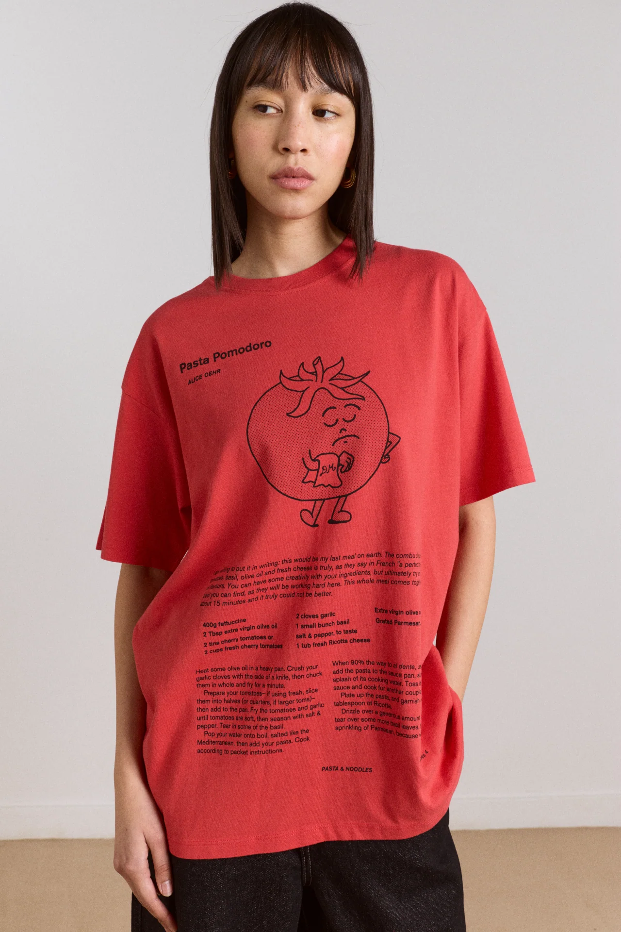 Recipe With Friends Graphic Tee - Red - Image 3